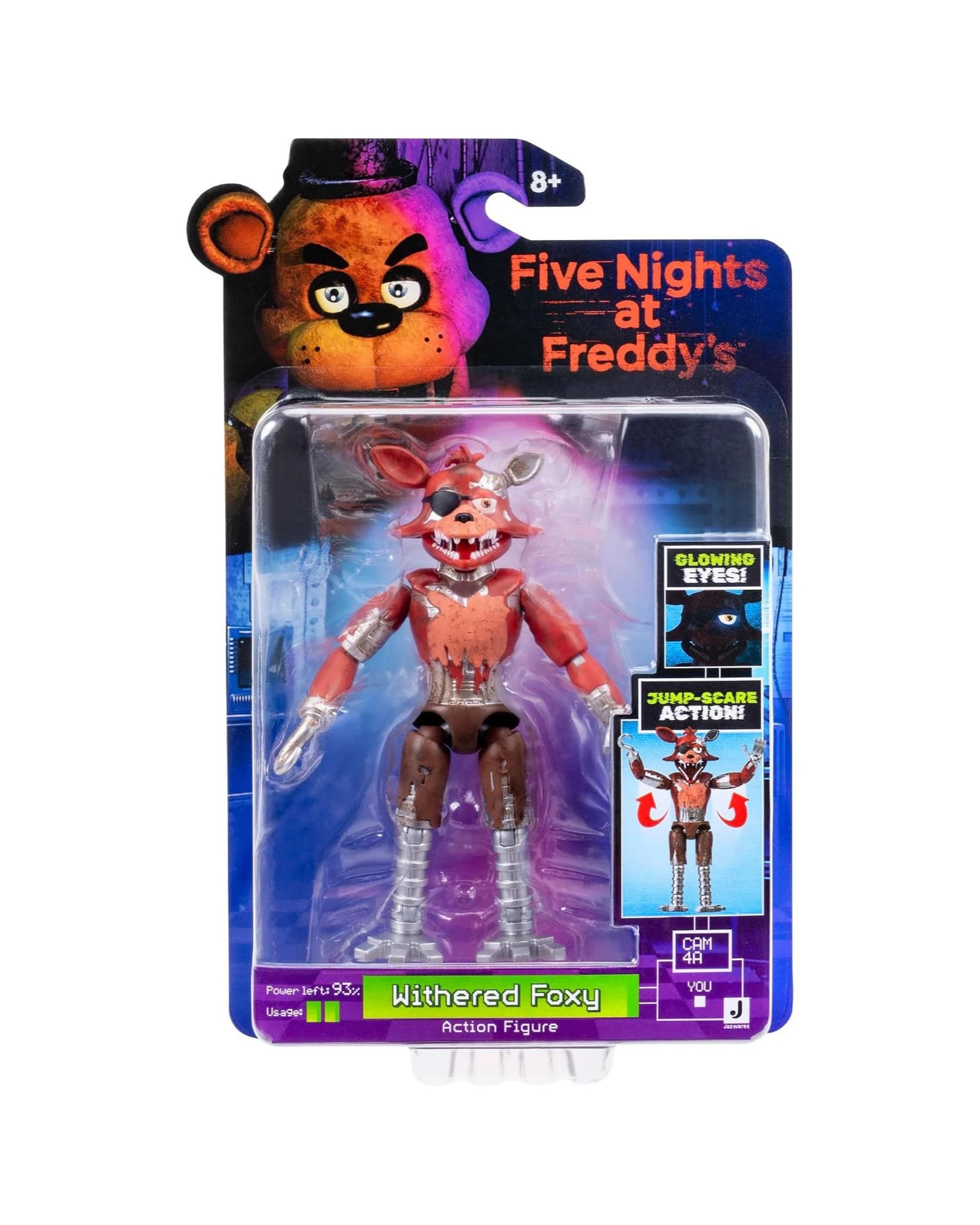 1 Five Nights at Freddy's Withered Foxy 5 inch Figure, 1 of 6