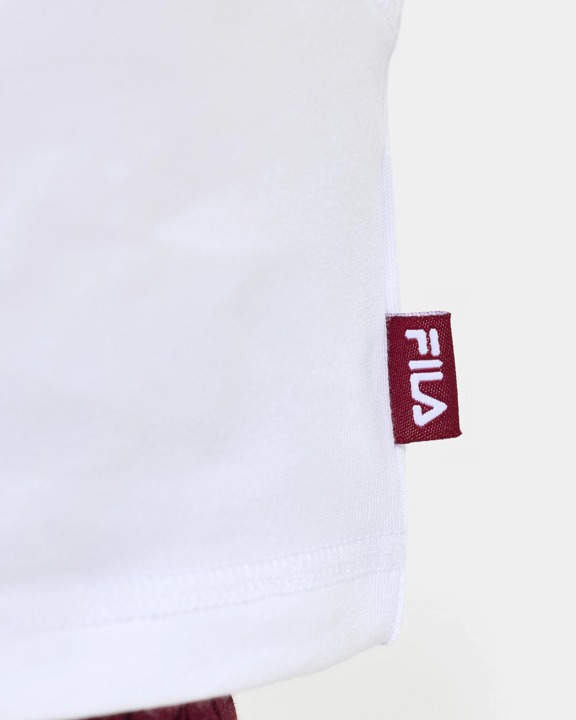 5 Aria Oversized Short Sleeve White T-shirt - Fila WHITE, 5 of 6