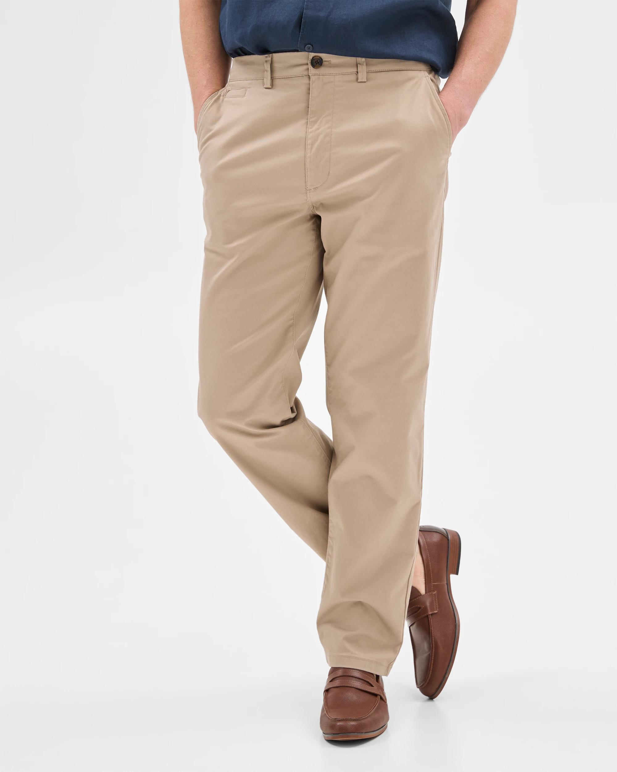 2 Target Australian Cotton Rich Relaxed Fit Chino Pants SAND, 2 of 6