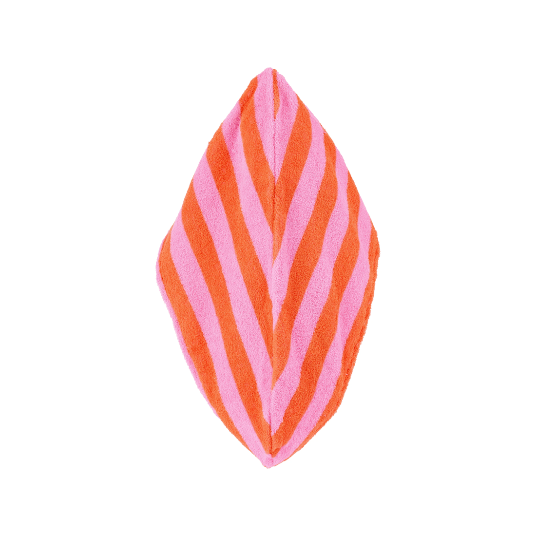 2 OXX Bodycare Hair Drying Turban - Pink and Orange, 2 of 3