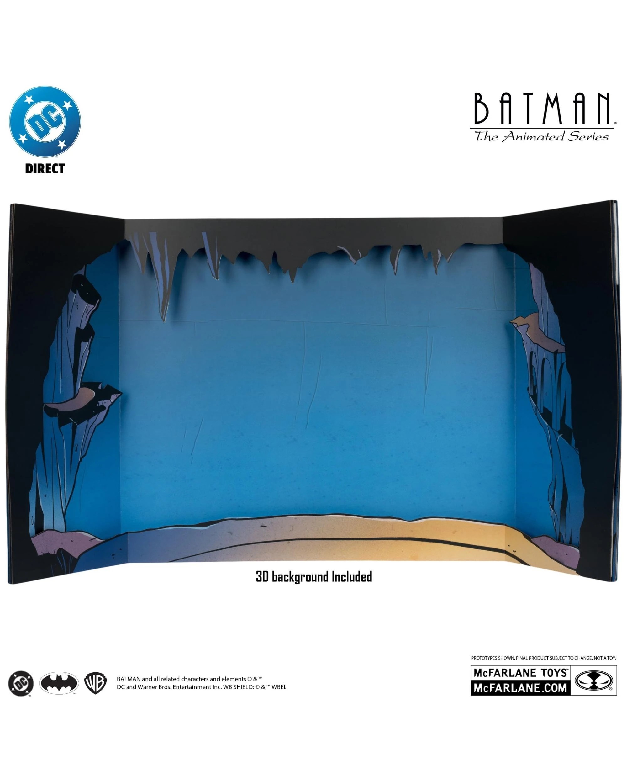 9 DC Direct Batman The Animated Series Batcave with Batman Gold Label Playset, 9 of 10