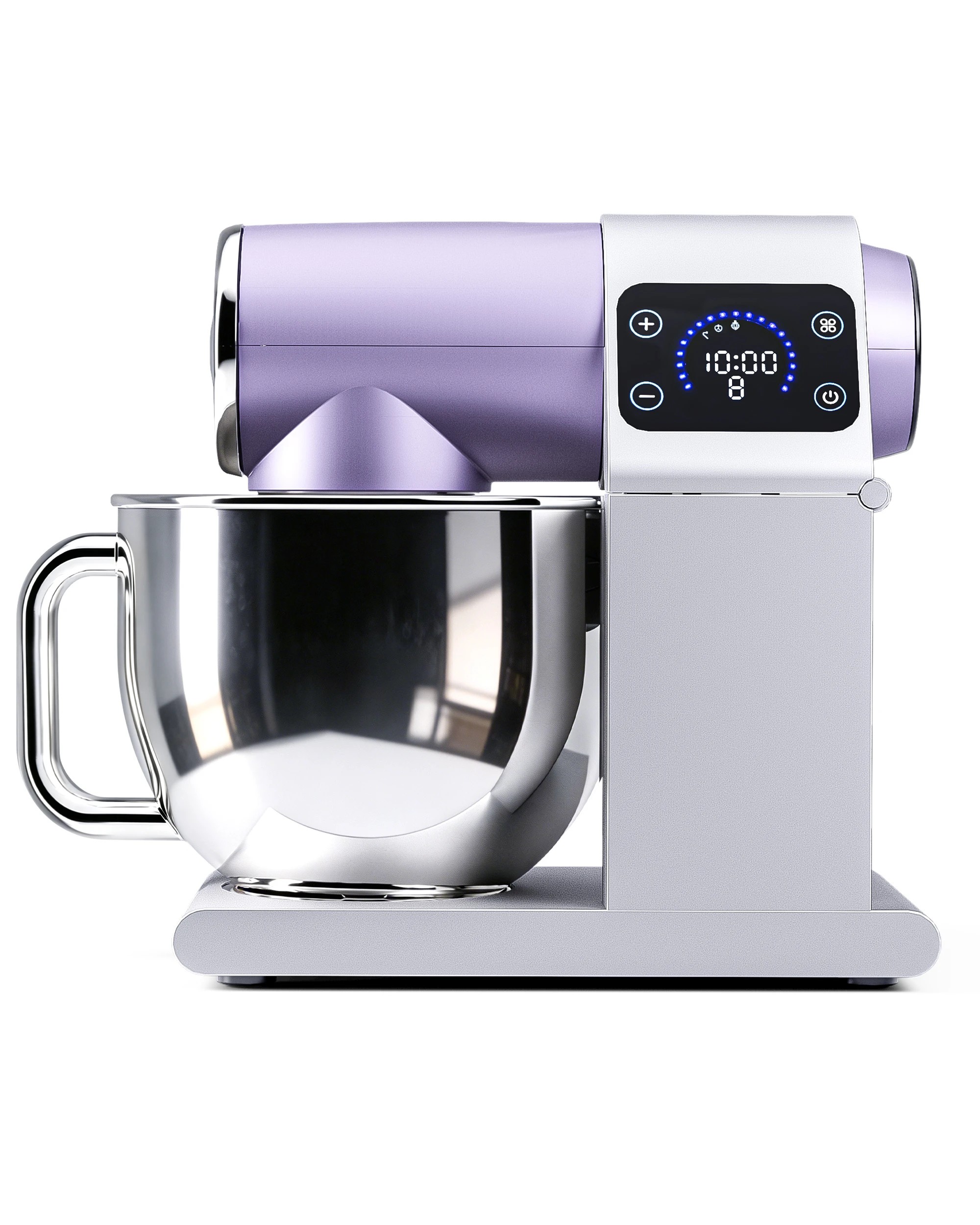 2 Yopower Stand Mixer, 6L 8-Speed Tilt-Head Electric Stand Mixer - Purple, 2 of 3