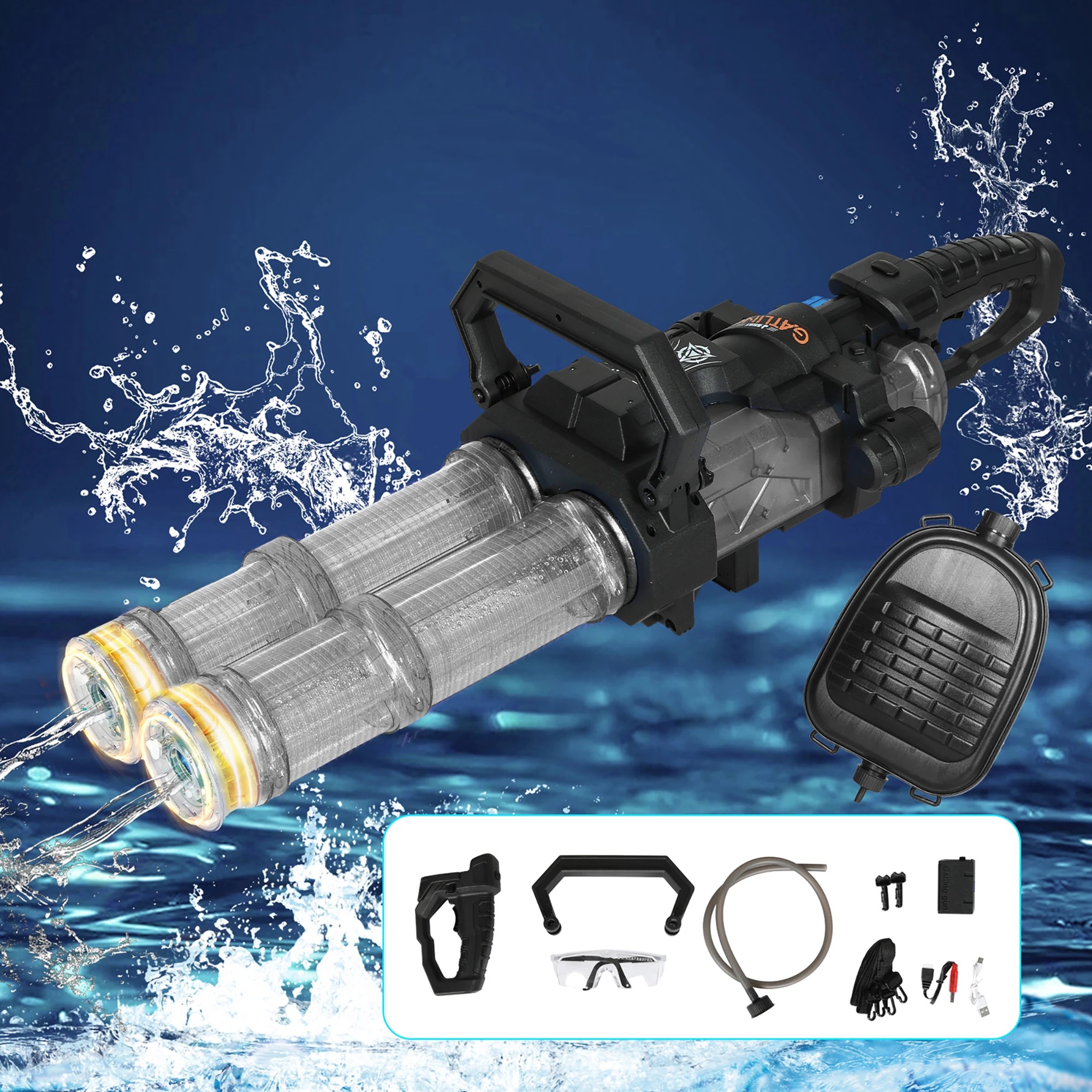 7 Traderight Electric Water Gun Dual-barrel, 7 of 7