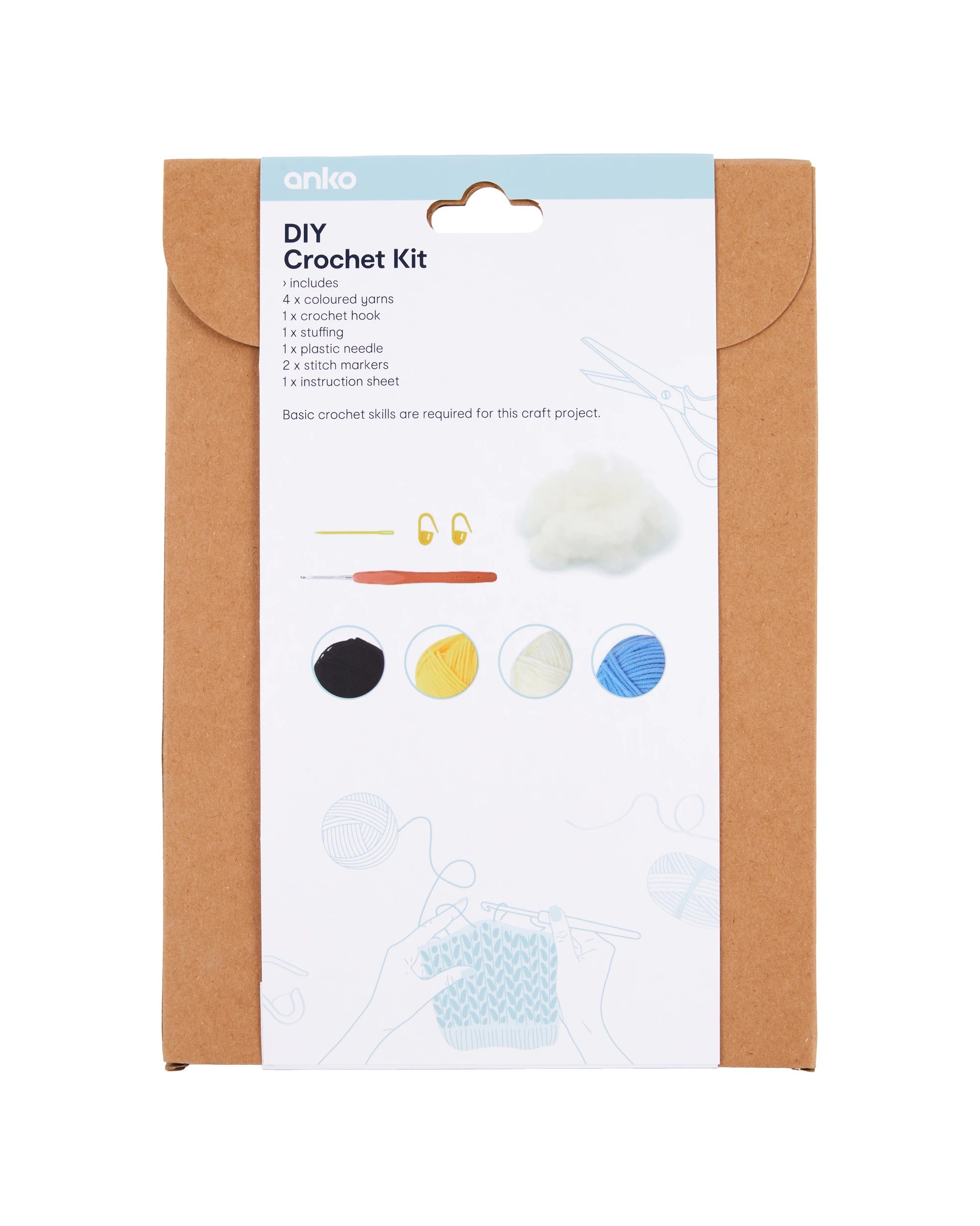 3 DIY Crochet Kit - Whale, 3 of 3