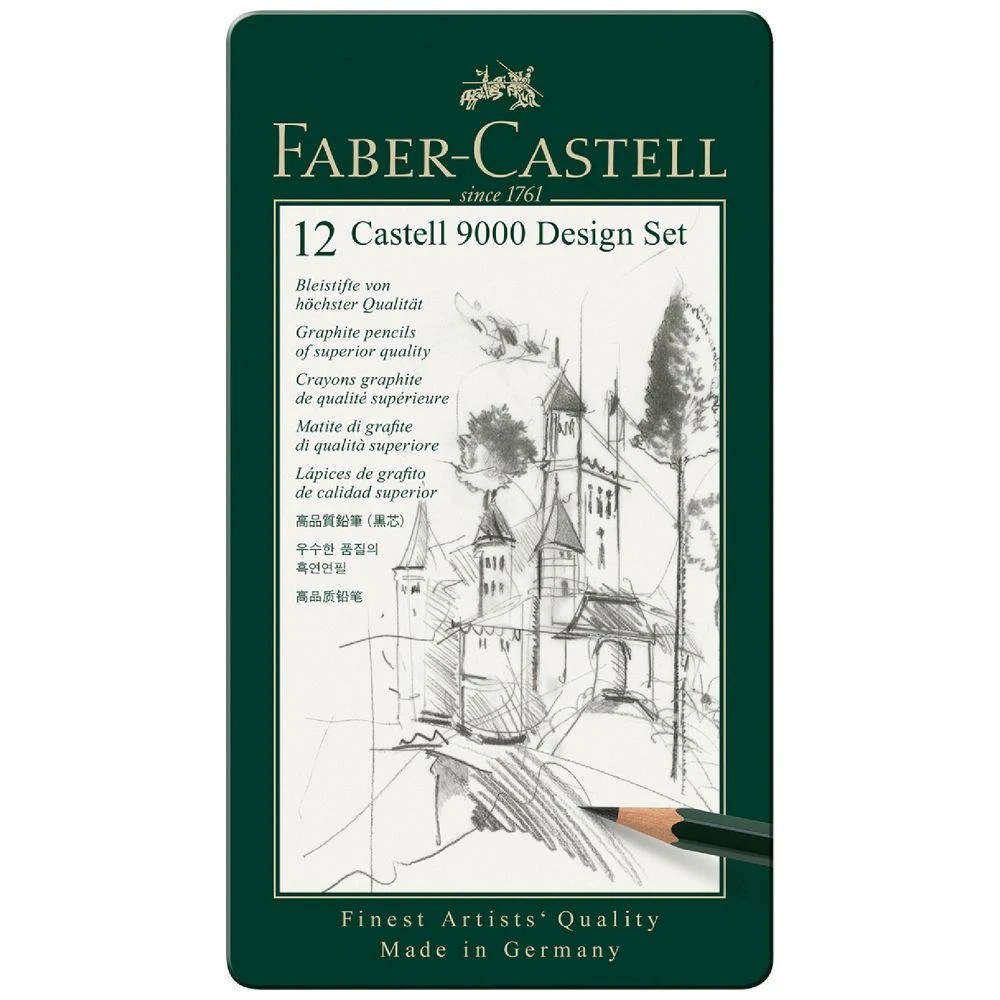 1 Faber-Castell 9000 Design Set 12 Pieces, 1 of 1