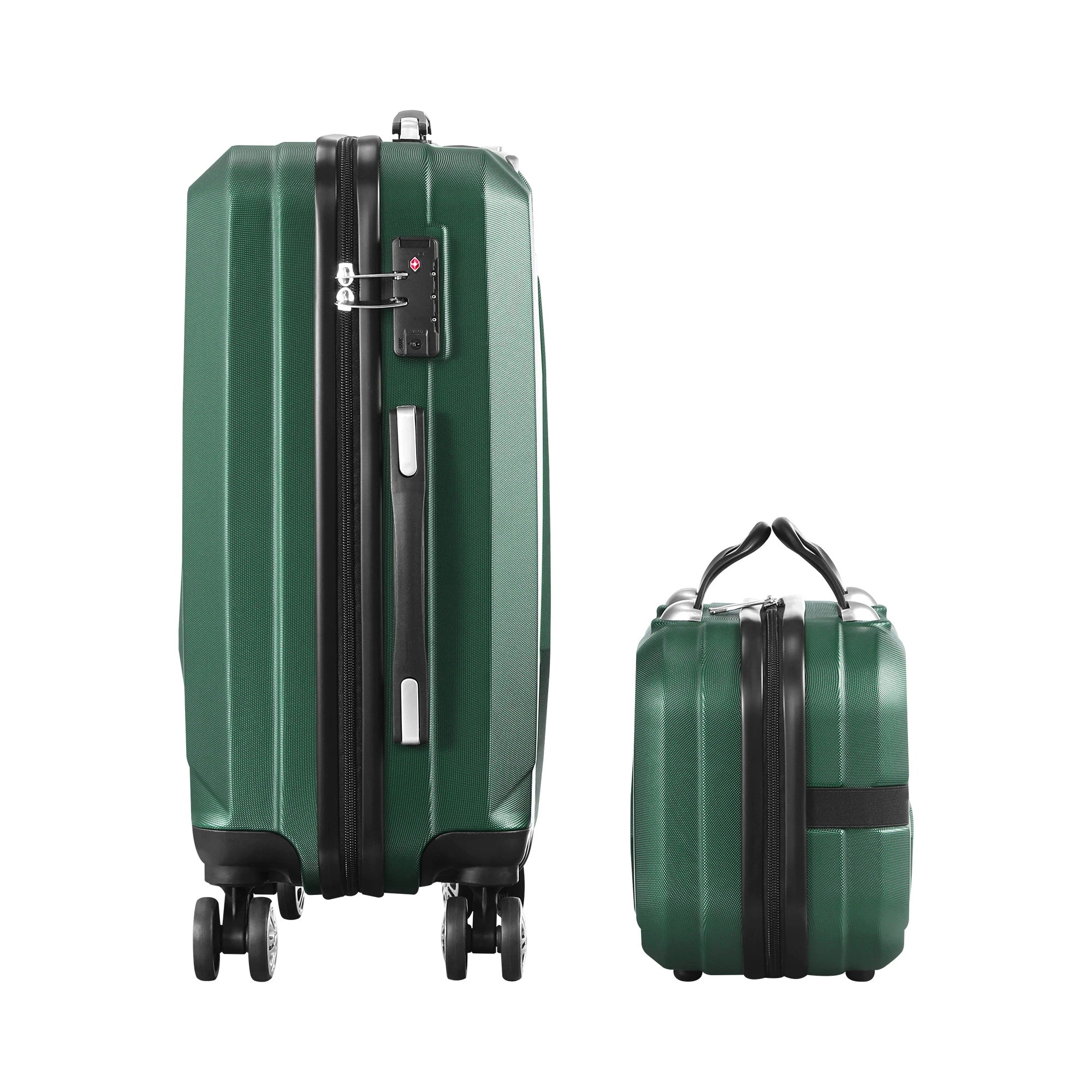7 Mazam 2PCS Luggage Suitcase Trolley Set - Green, 7 of 7