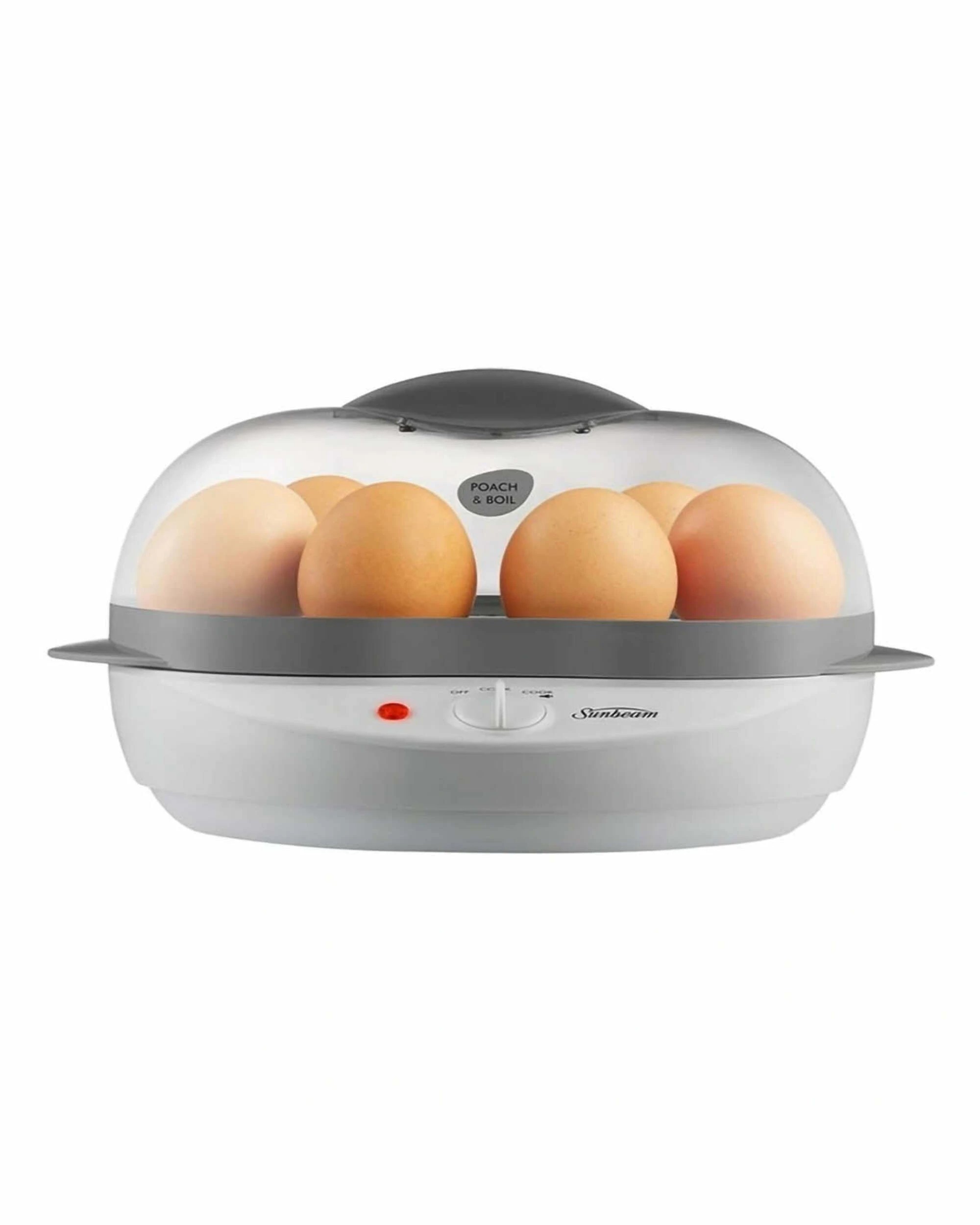 1 Sunbeam Poach & Boil Egg Cooker - WHITE, 1 of 2