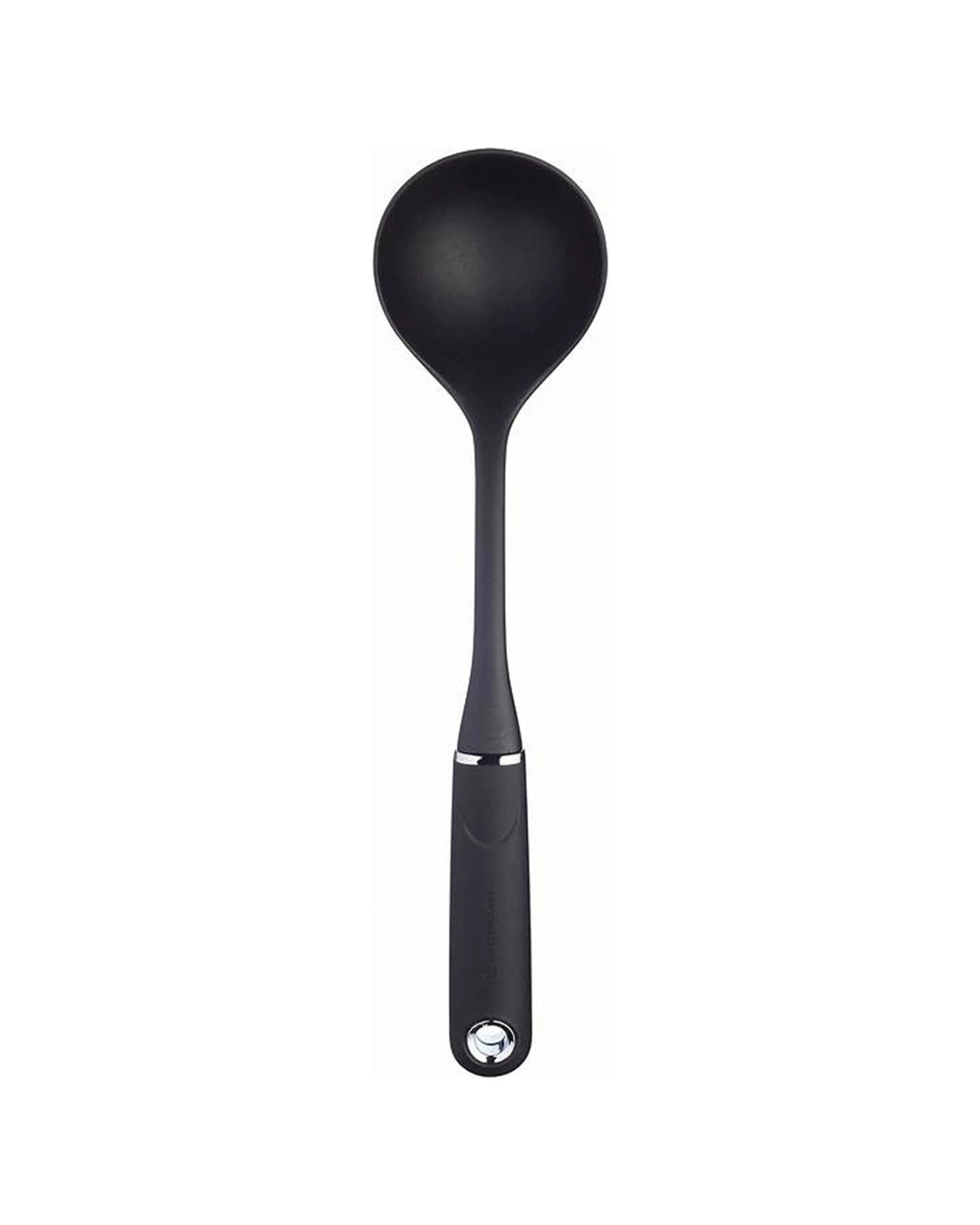 1 Mastercraft Soft-Grip Nylon Soup Ladle for Non-Stick Cookware - Black, 1 of 3