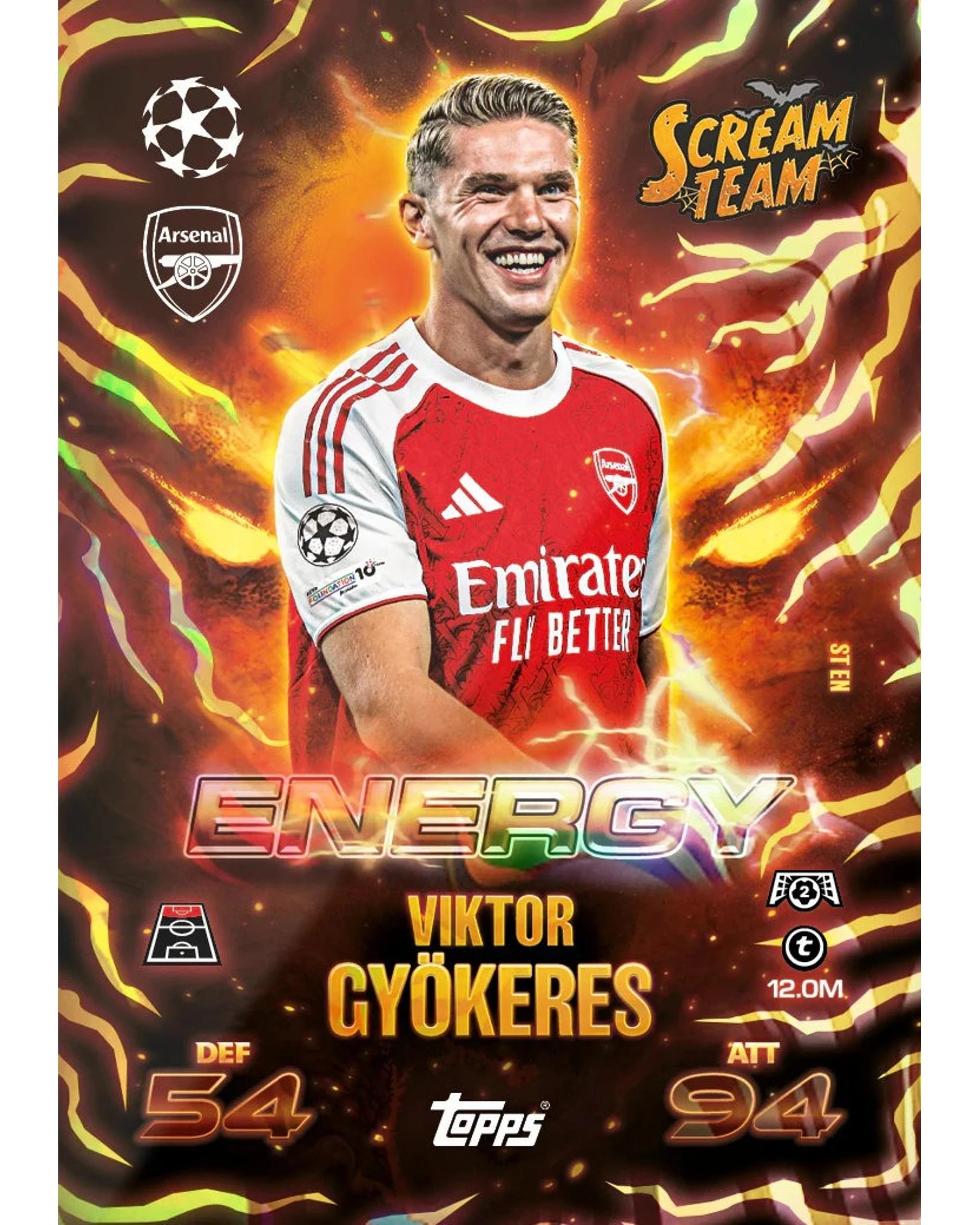 2 Topps Match Attax UEFA Club Competitions 2025/2026 Edition Scream Team Eco Pack, 2 of 8