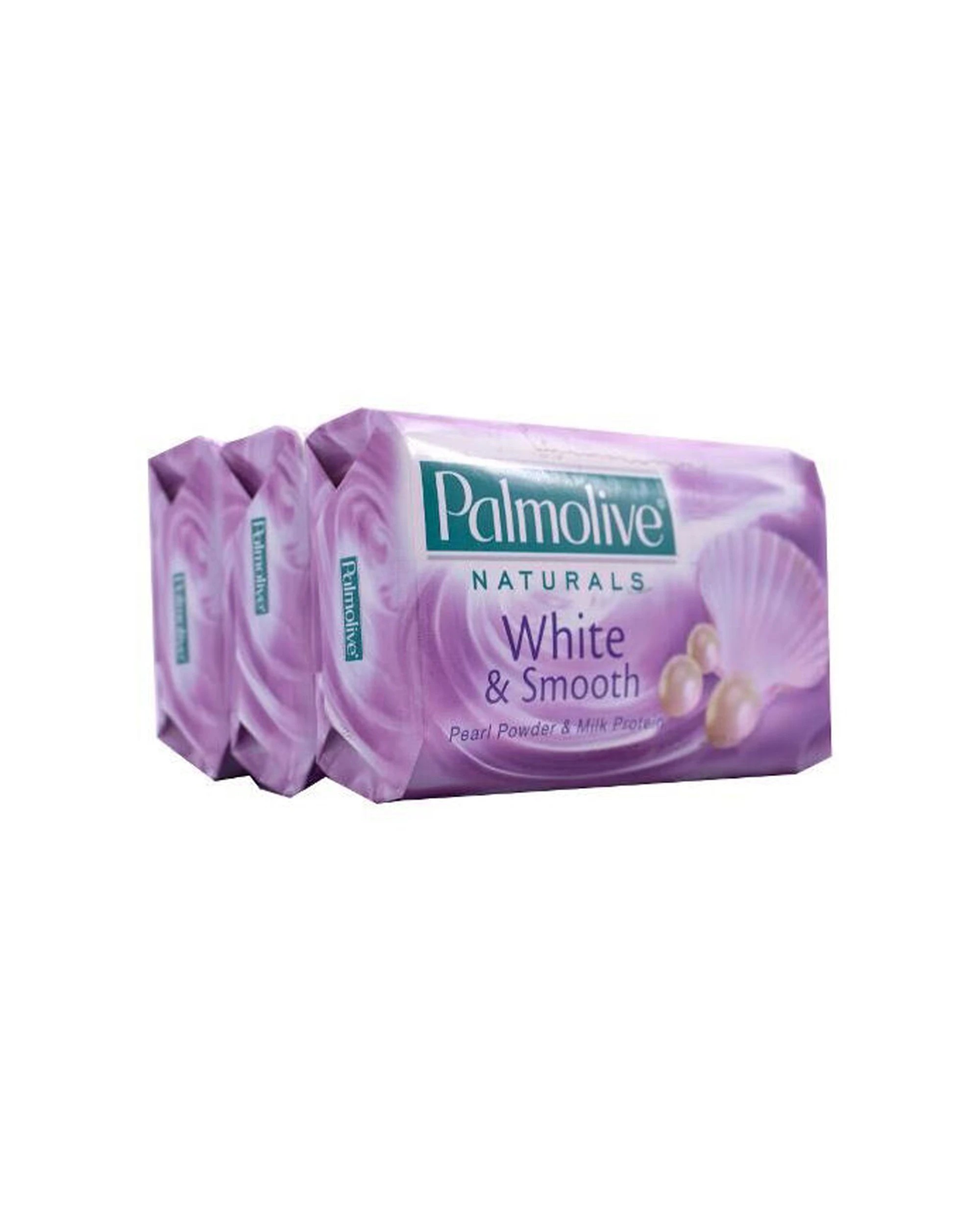 1 Palmolive 3pc Palmolive Naturals Pearl Powder & Milk Protein Soap Bar 80g - Purple, 1 of 2