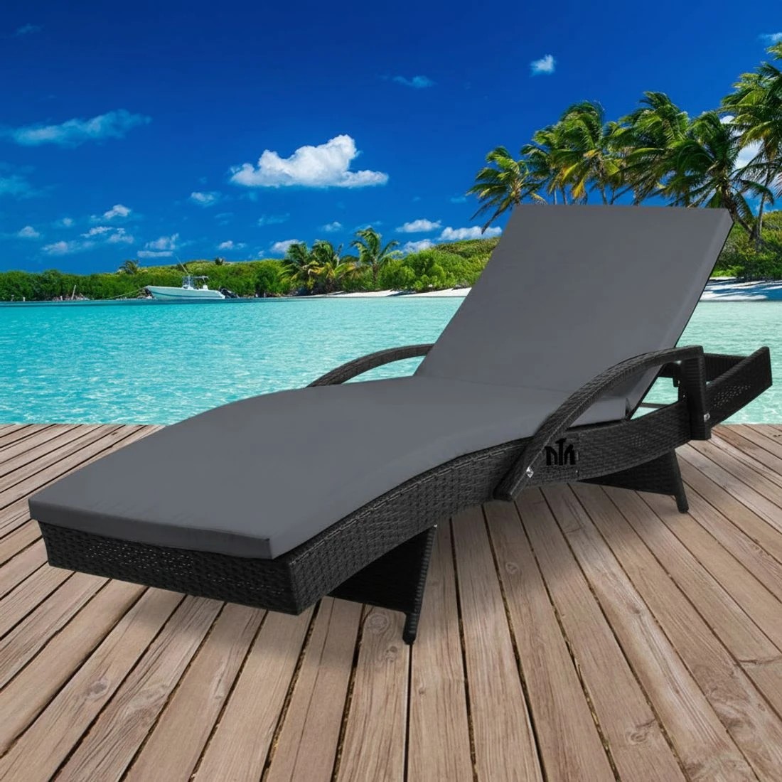 5 Gardeon Sun Lounge - Black, 5 of 6