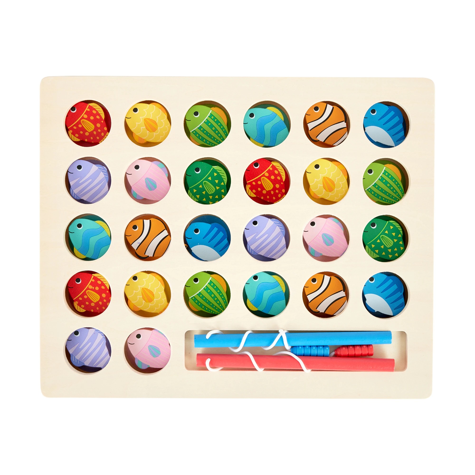 2 Wooden Alphabet Fishing Playset, 2 of 8