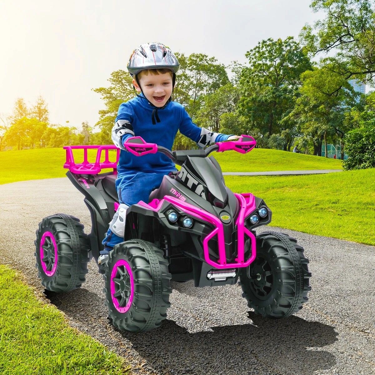 5 Kidbot Kids Electric ATV Ride On Car Quad Bike 12V Vehicle Toy, 5 of 6