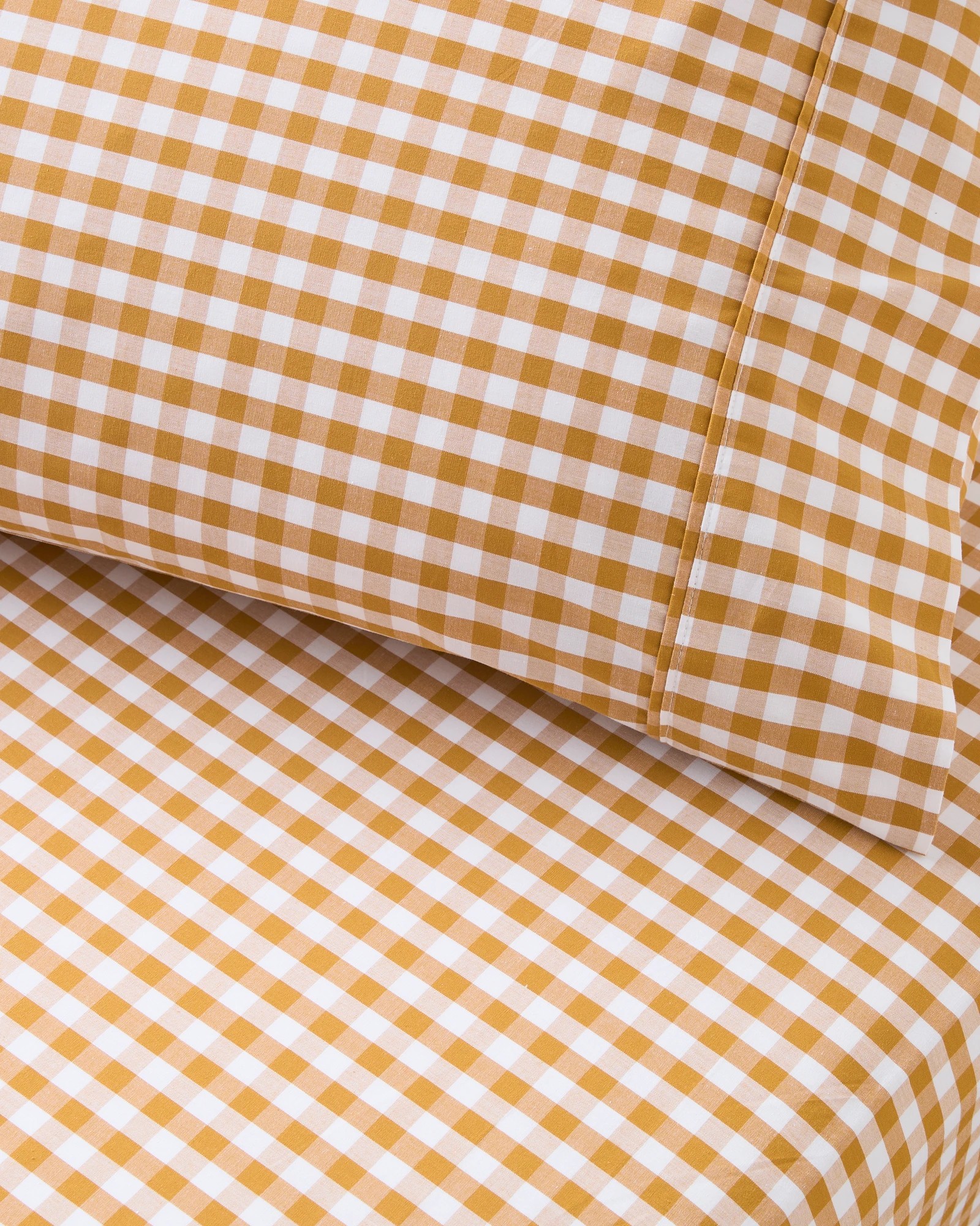 2 Target Australian Cotton Mix & Match Flat Sheet - Double Bed - Yellow, 2 of 8