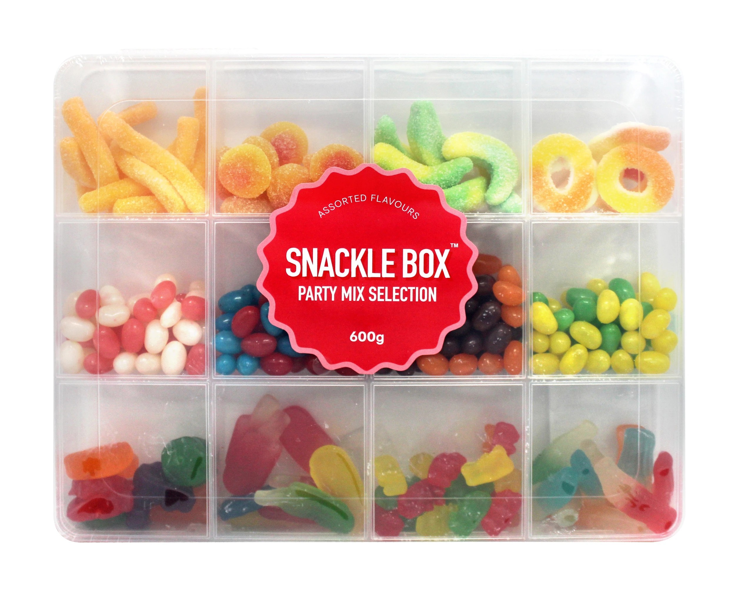 1 Snackle Box Party Mix Selection 600g, 1 of 2