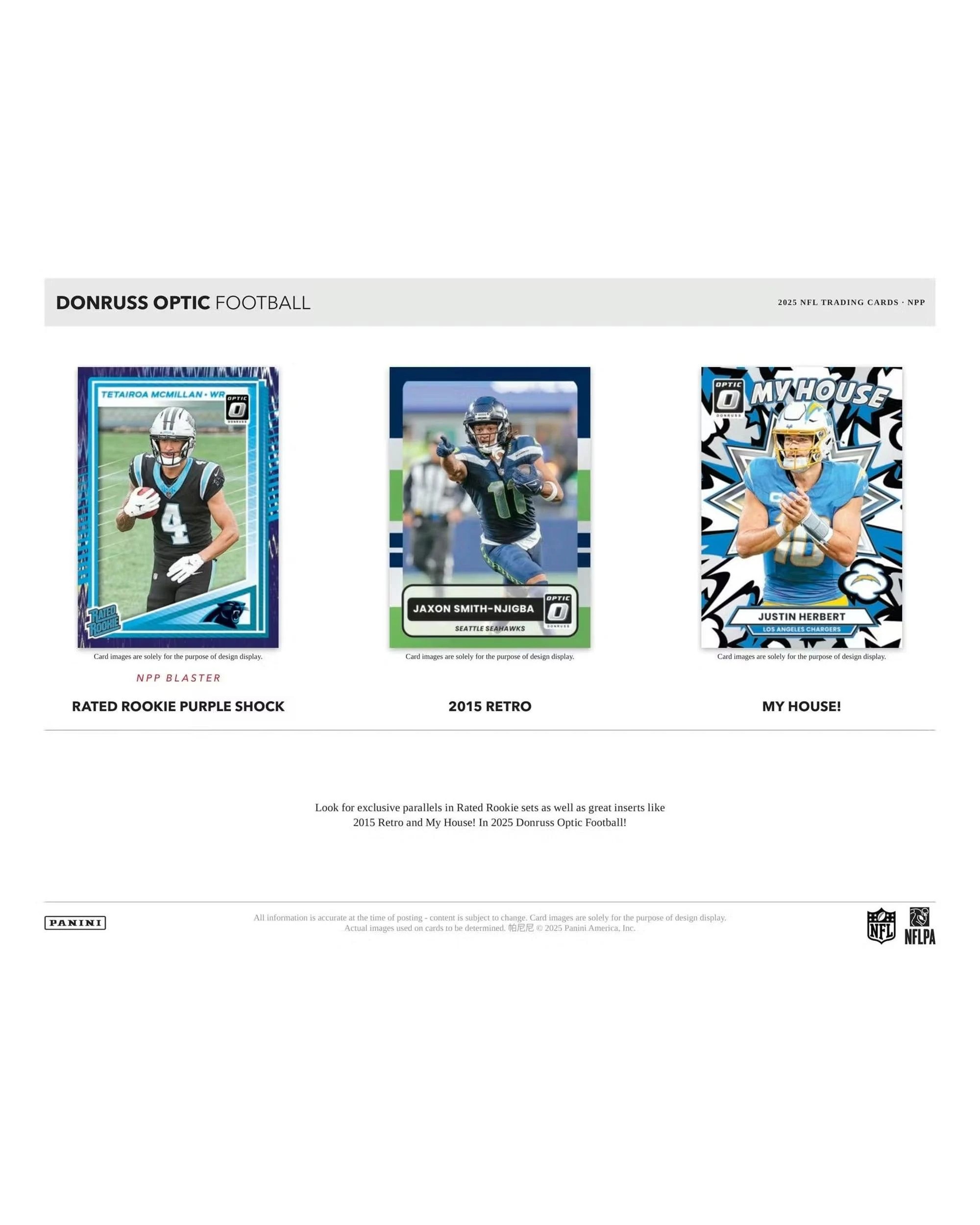 3 Panini 2025 Donruss Optic Football Blaster Box, 3 of 5