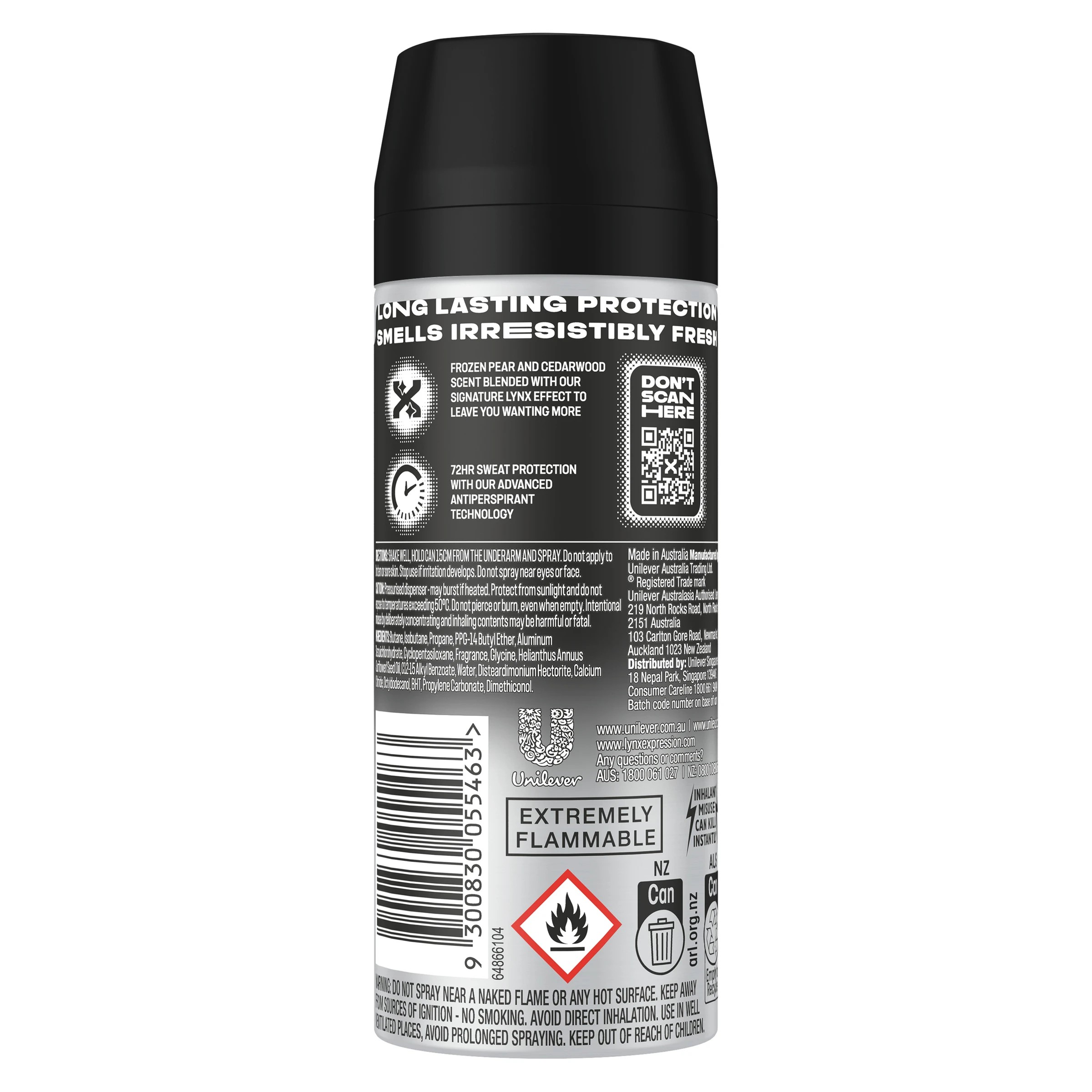 2 LYNX Black Antiperspirant Aerosol 165ml, 2 of 7