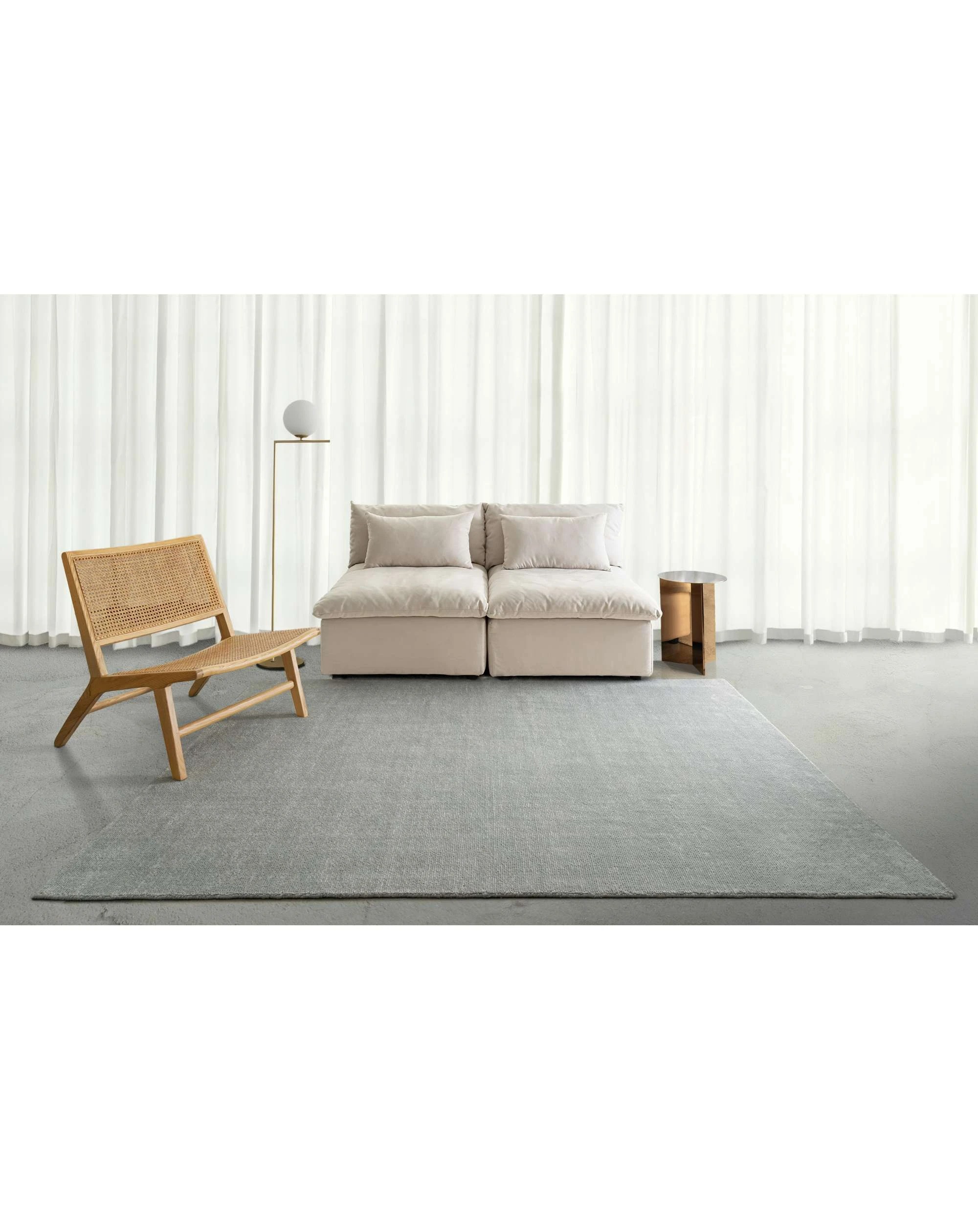 2 Loopsie Leeds Distressed Rug-230cm x 160cm - Silver, 2 of 7