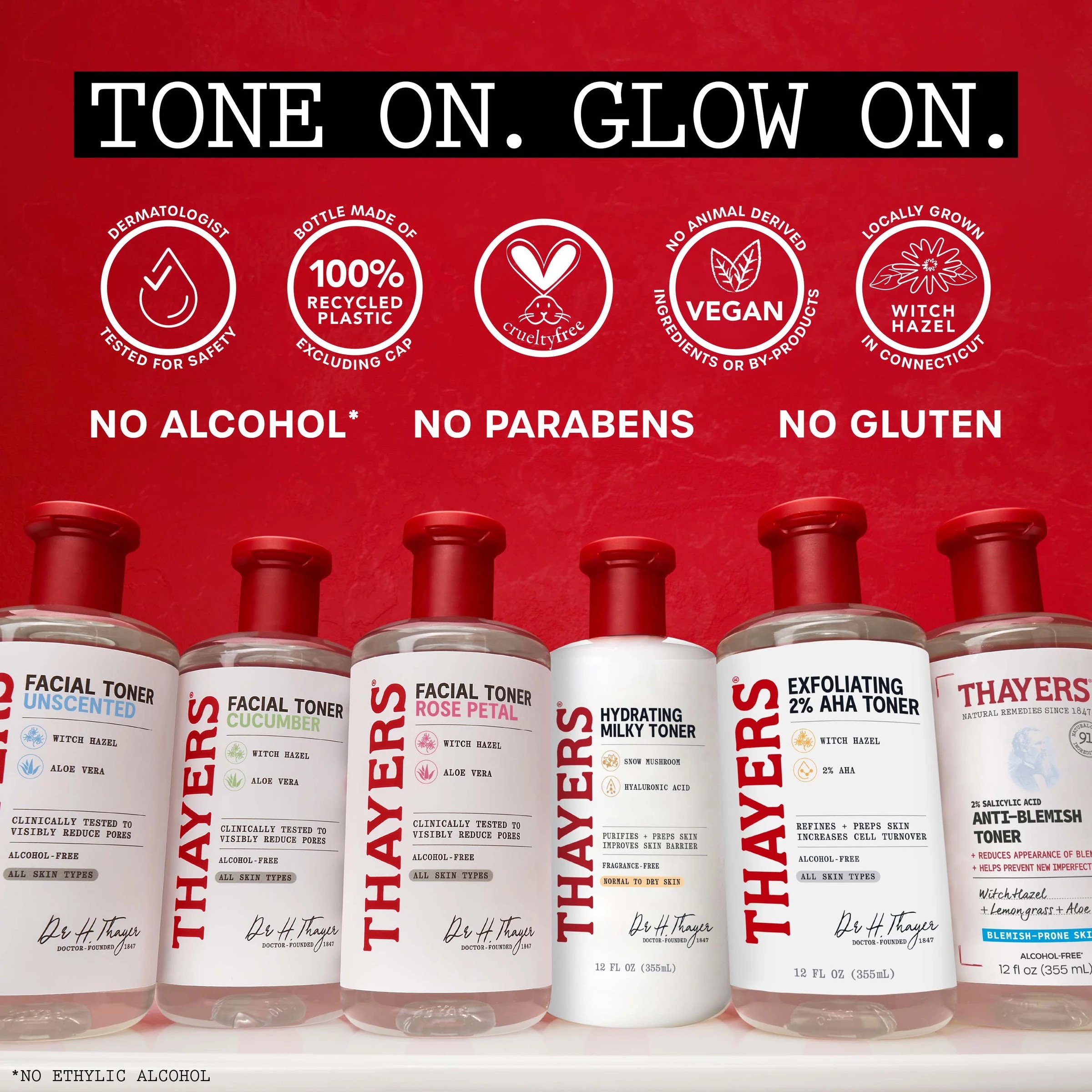 9 Thayers Unscented Alcohol Free Facial Toner 355ml - Witch Hazel and Aloe Vera, 9 of 9