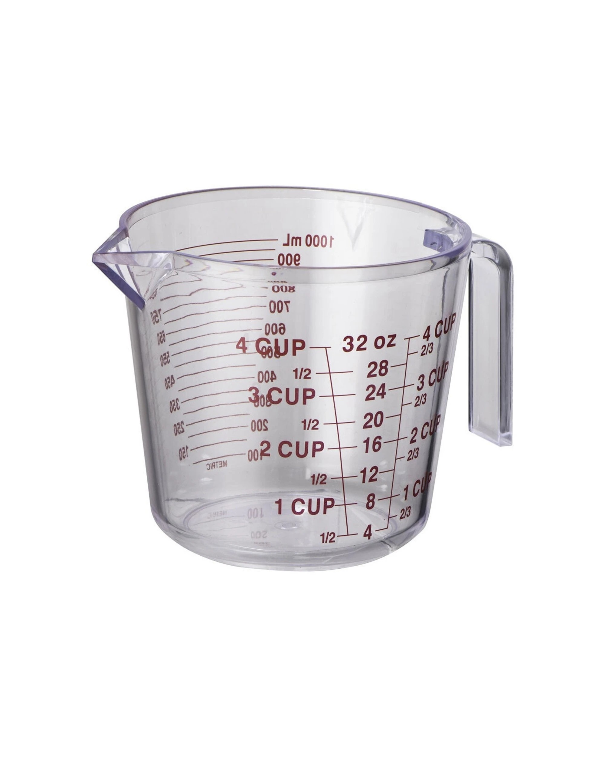 2 Avanti Measuring Jug 1l San Construction Dishwasher Safe With Spout Cup Oz - Clear, 2 of 3
