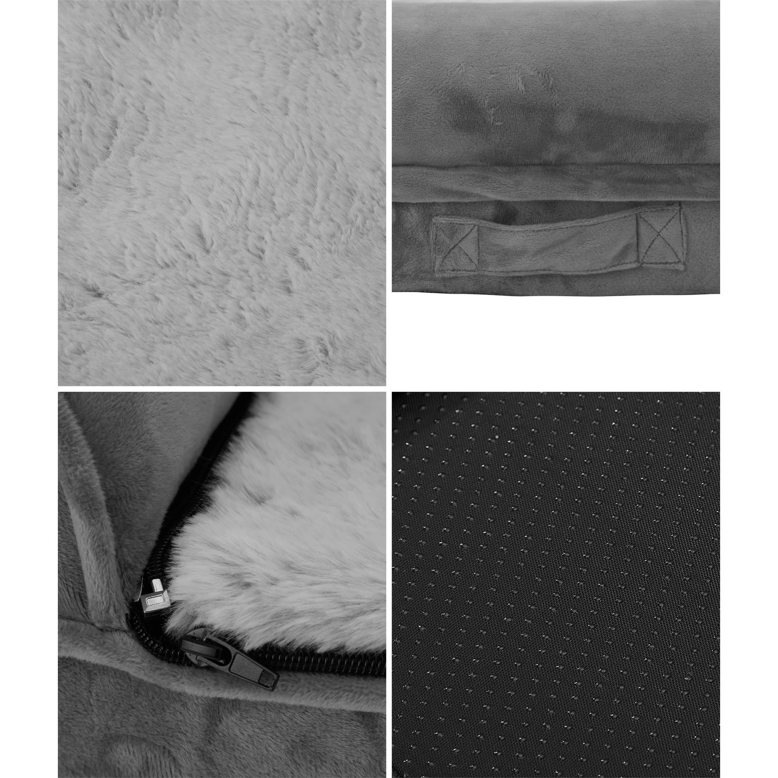 3 Alopet Orthopedic Dog Bed Memory Foam Pet Calming Sofa Removable Cover Large
 - Grey, 3 of 7