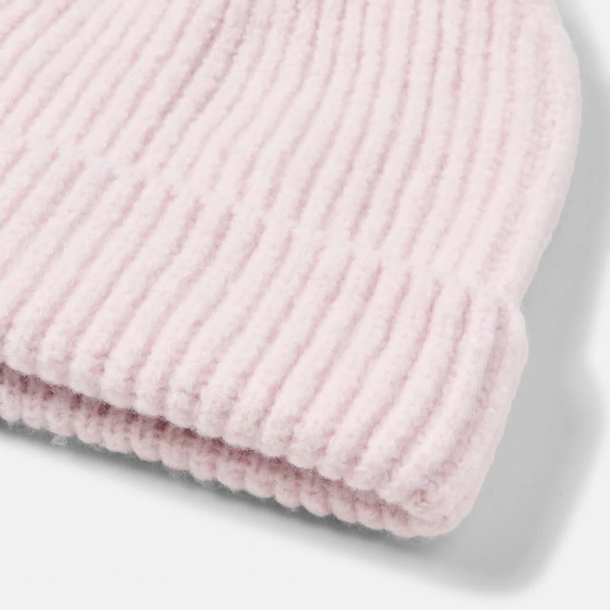 3 Basic Rib Beanie Soft Pink, 3 of 4