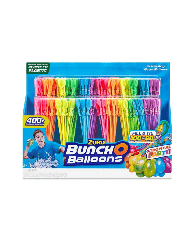 12 Pack Zuru Bunch O Balloons Tropical Party! Self-Sealing Water Ball