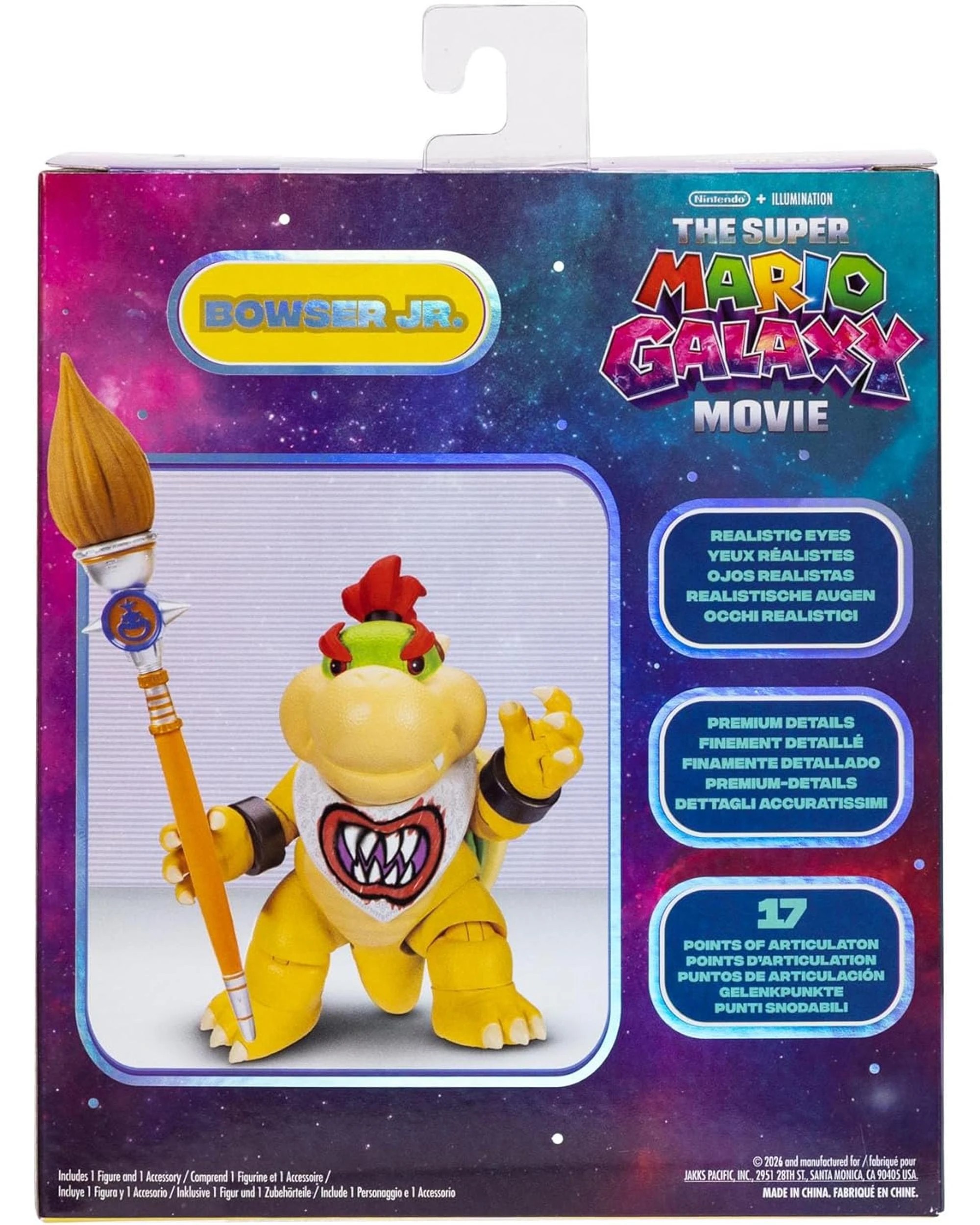 9 Super Mario Galaxy Movie Bowser Jr 5 inch Figure, 9 of 9