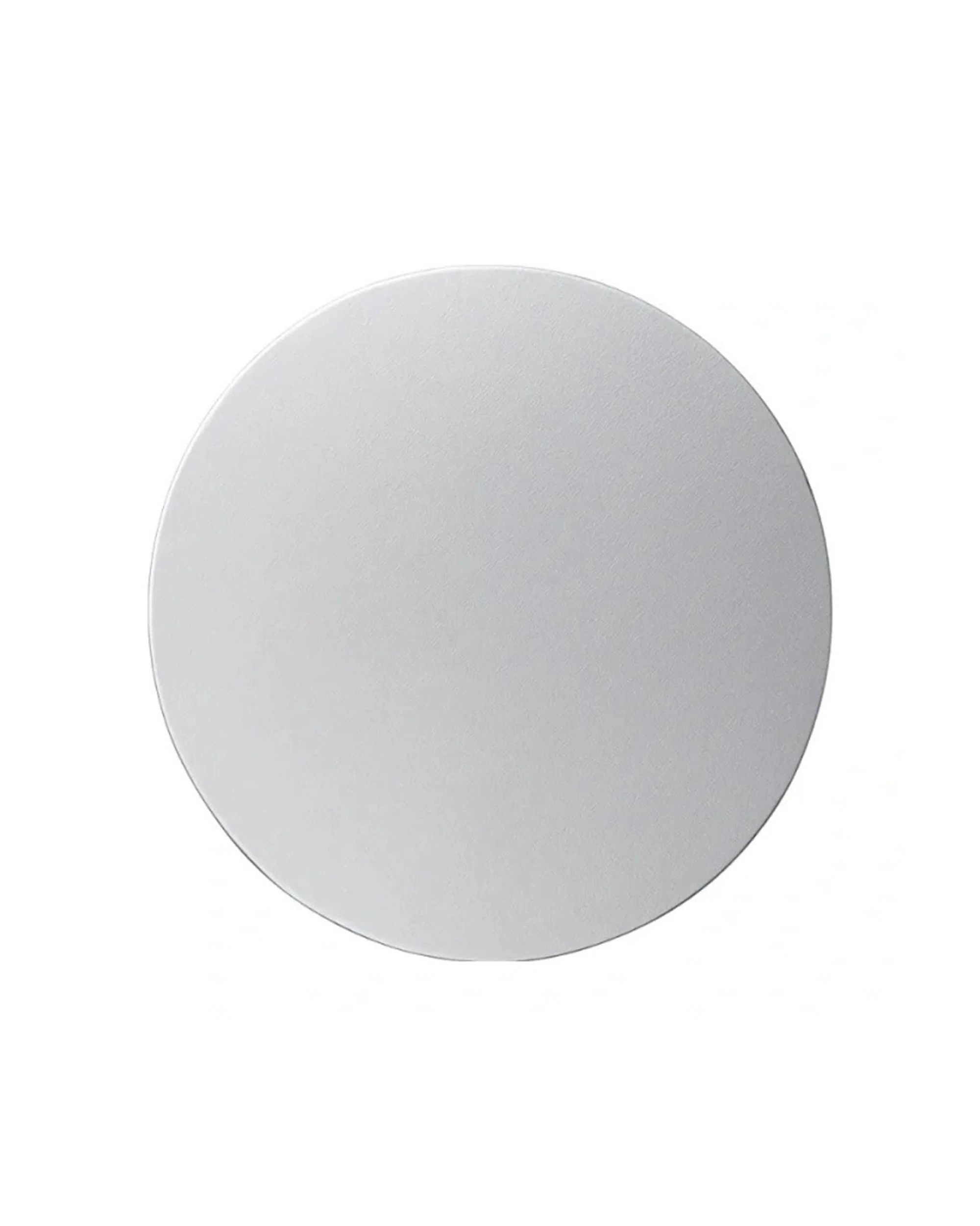 1 Iconic Cake Art Round Cardboard Soft Cake Board 9 Inches - Silver, 1 of 1