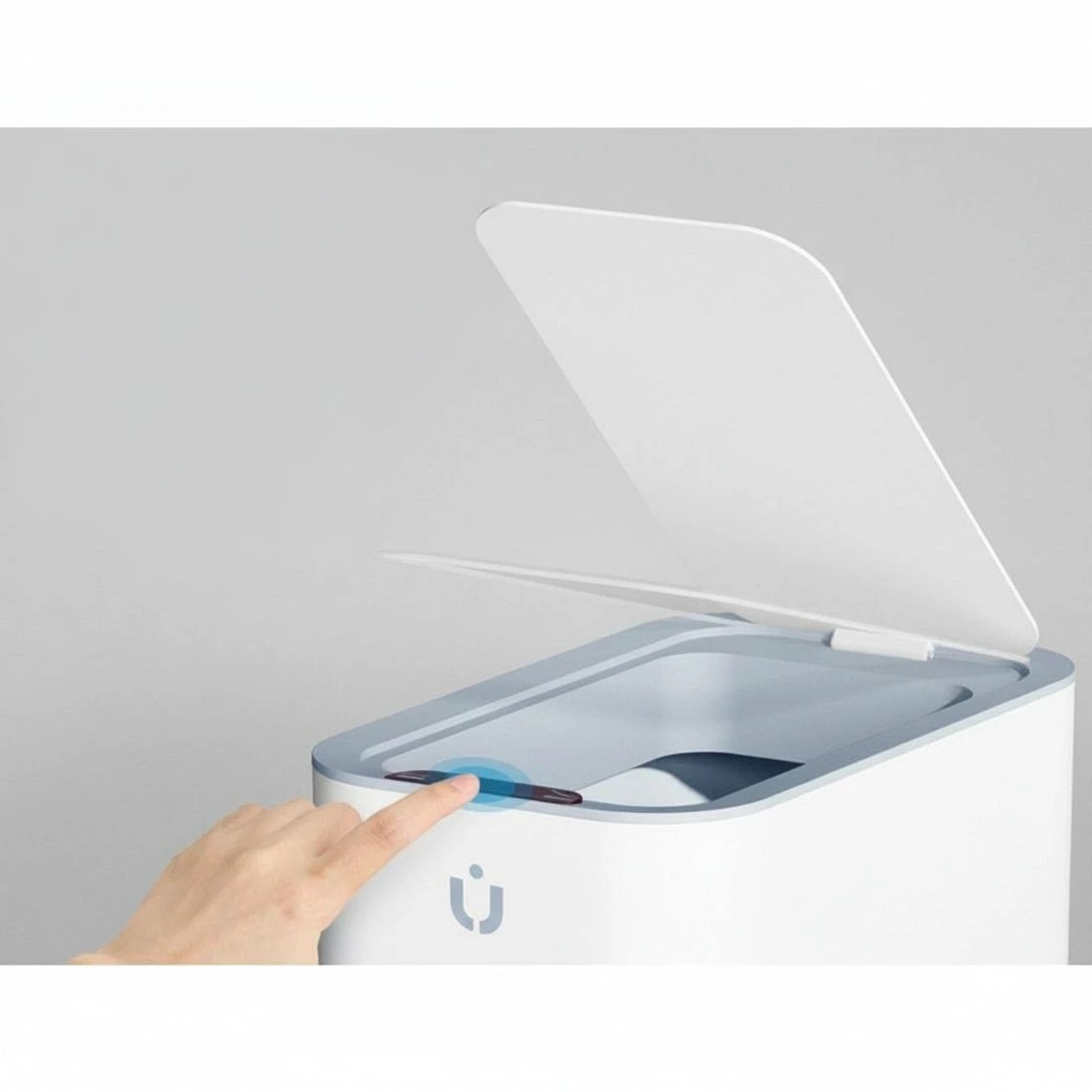 6 Devanti 9L Motion Sensor Bin Rubbish Automatic - White, 6 of 6