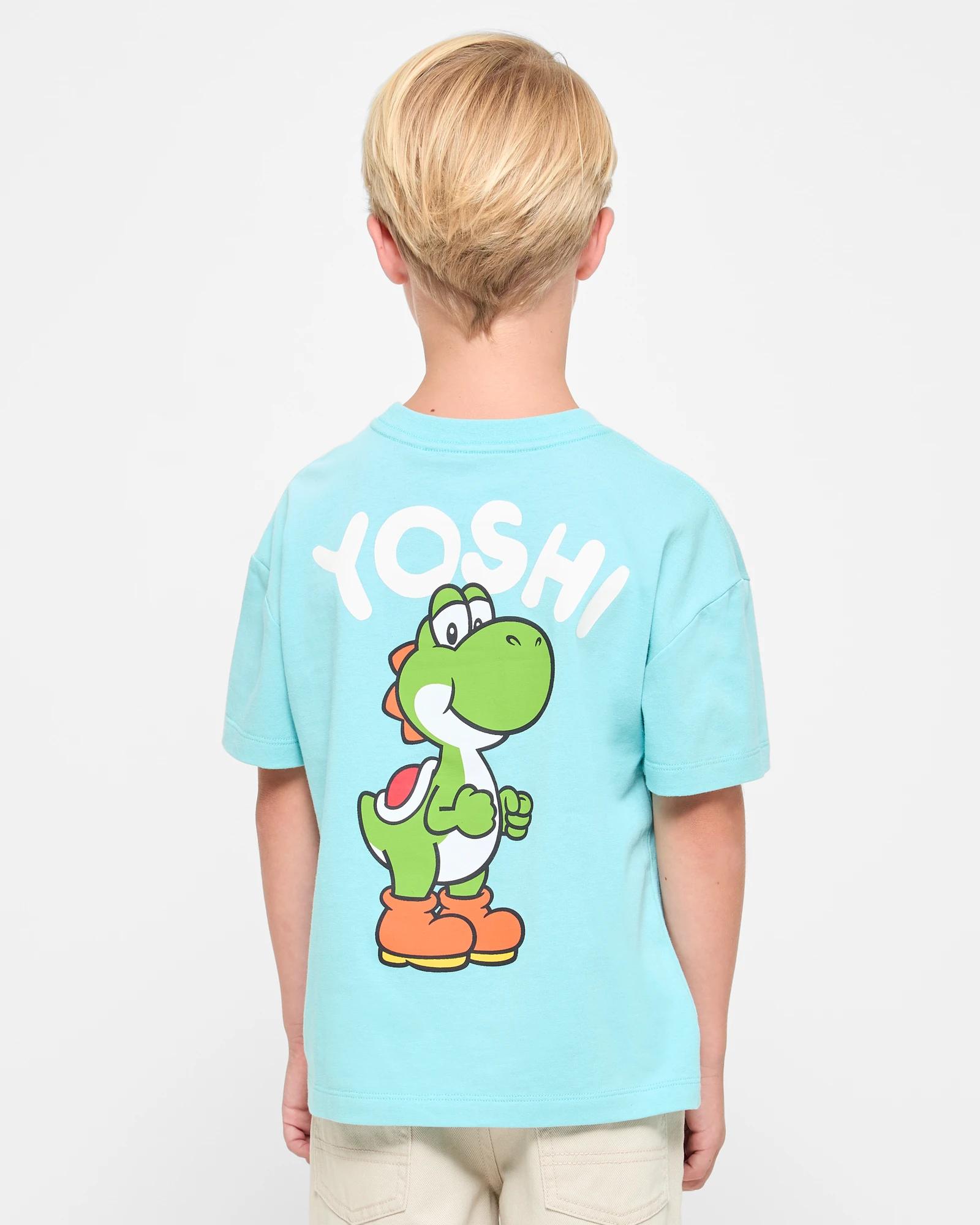 3 Super Mario Super-mario Yoshi T-shirt AQUA, 3 of 5