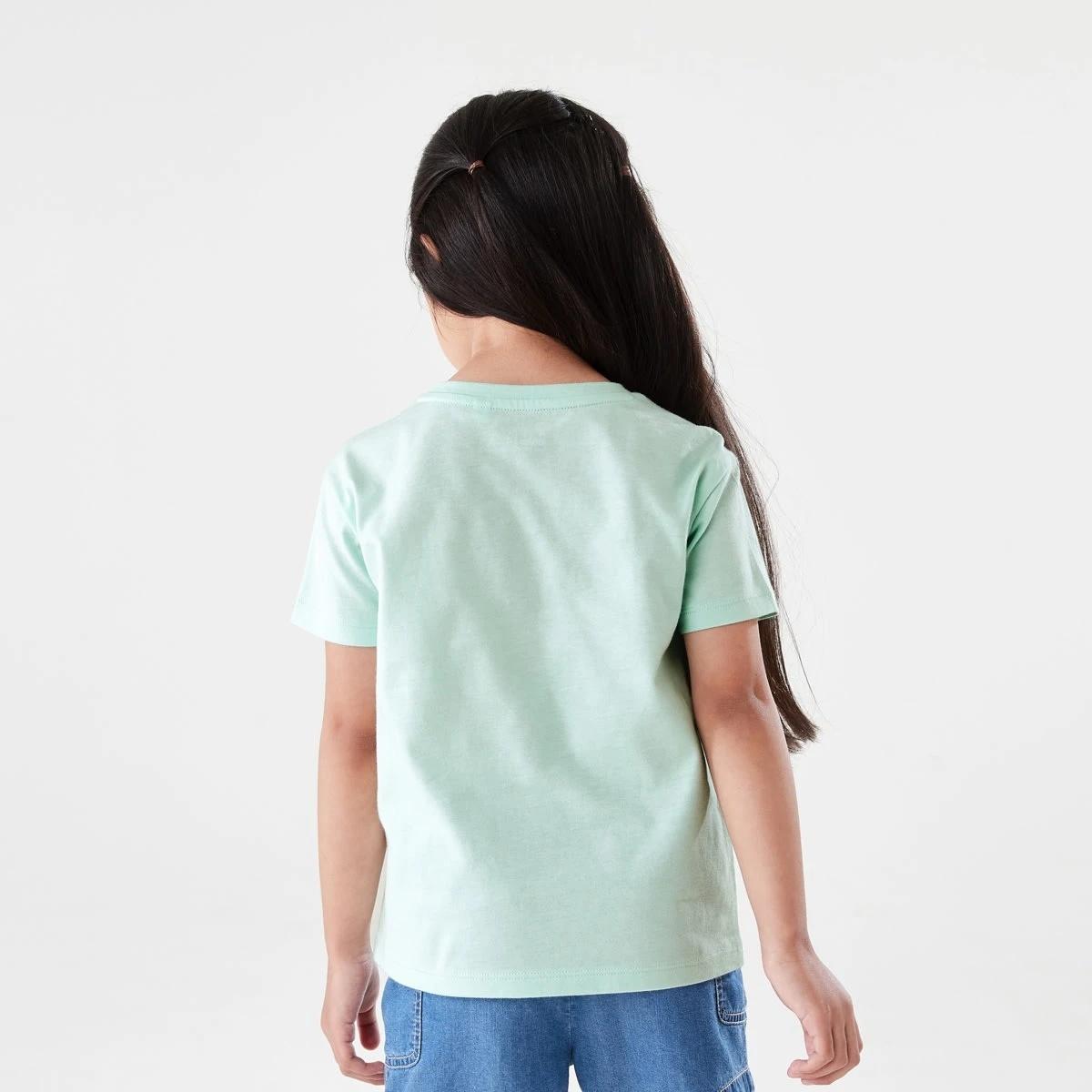 2 Printed T-shirt LOVE BLOOMS DAISY SOFT JADE, 2 of 6