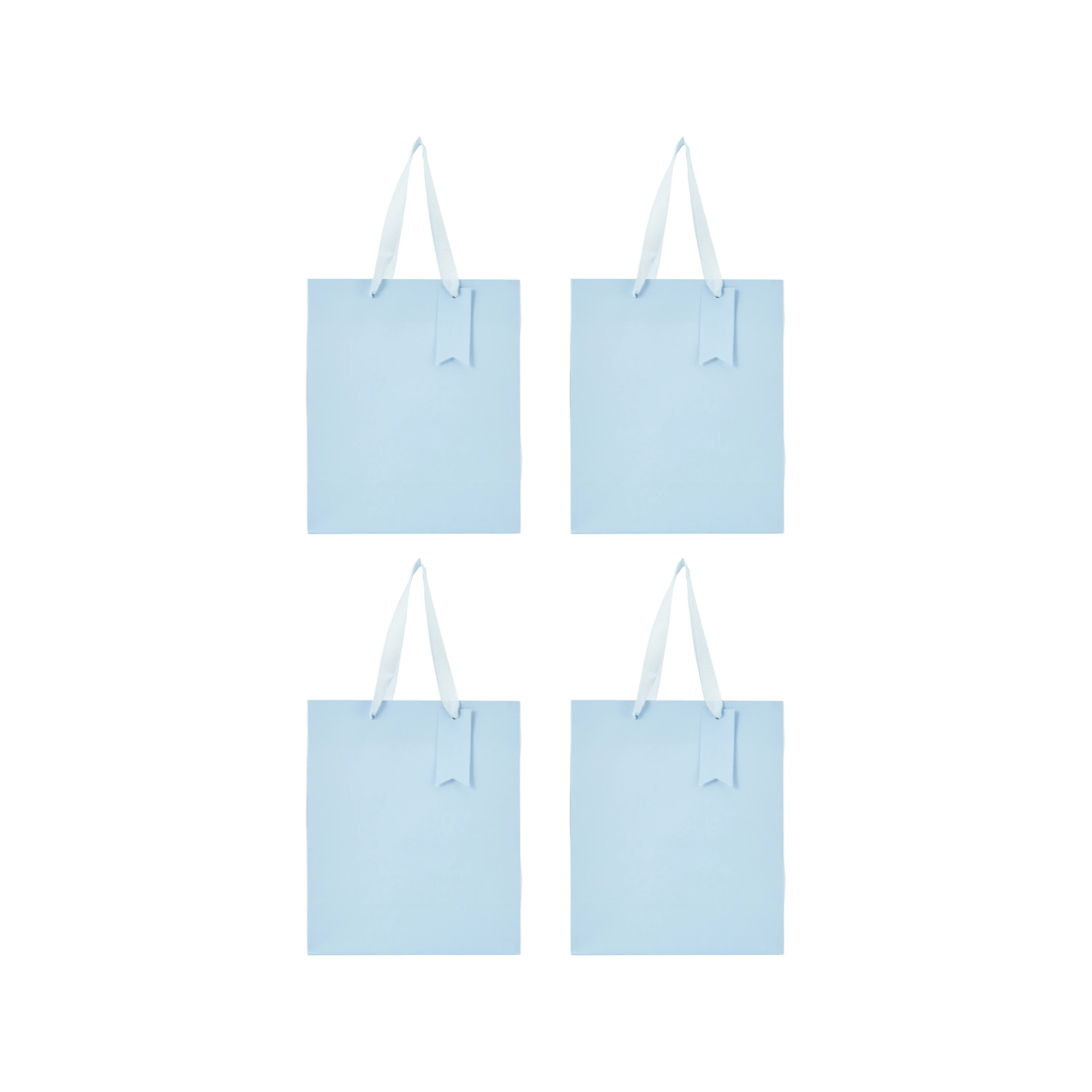 2 4 Pack Multi Blue Gift Bags - Medium, 2 of 4