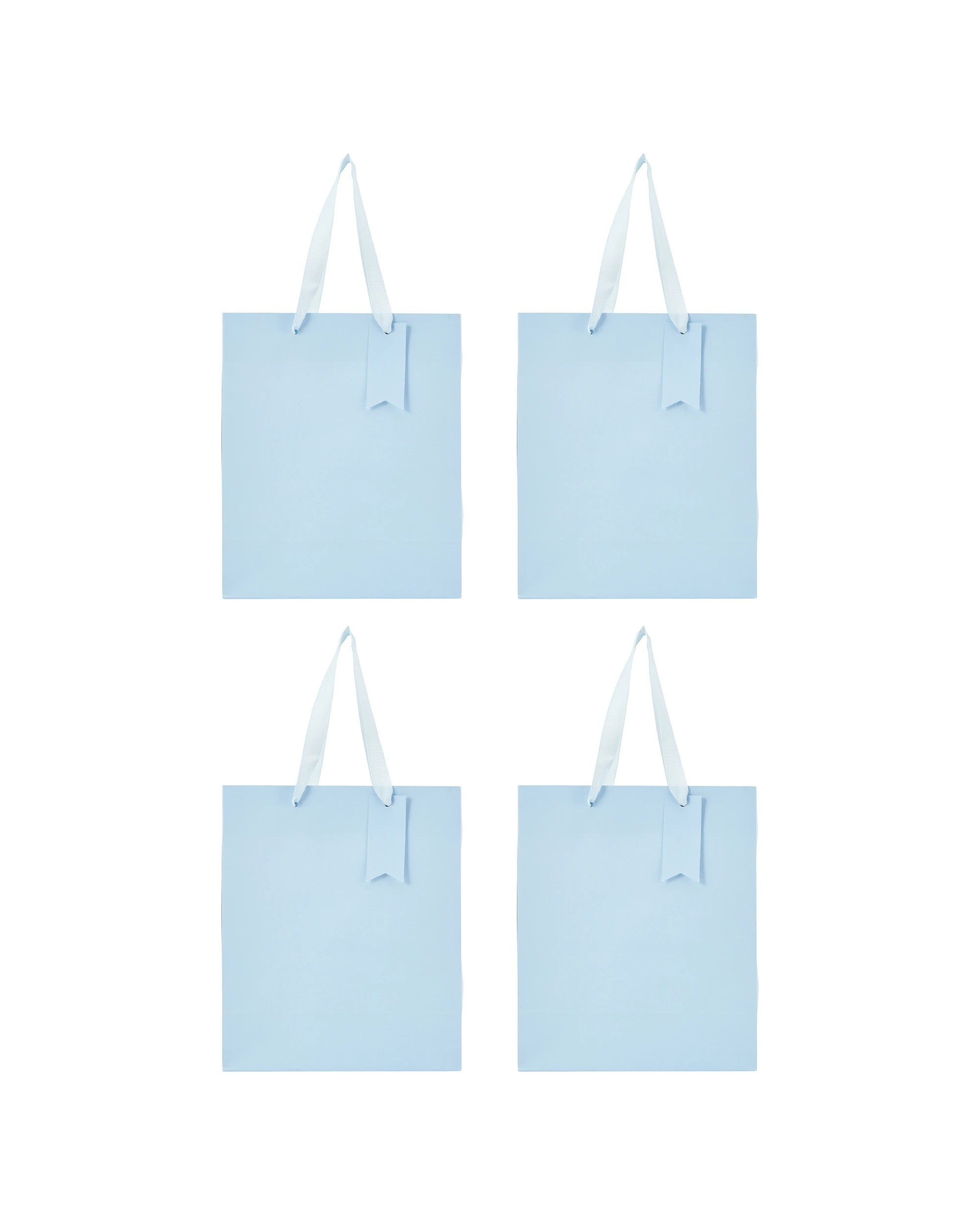 2 4 Pack Multi Blue Gift Bags - Medium, 2 of 4