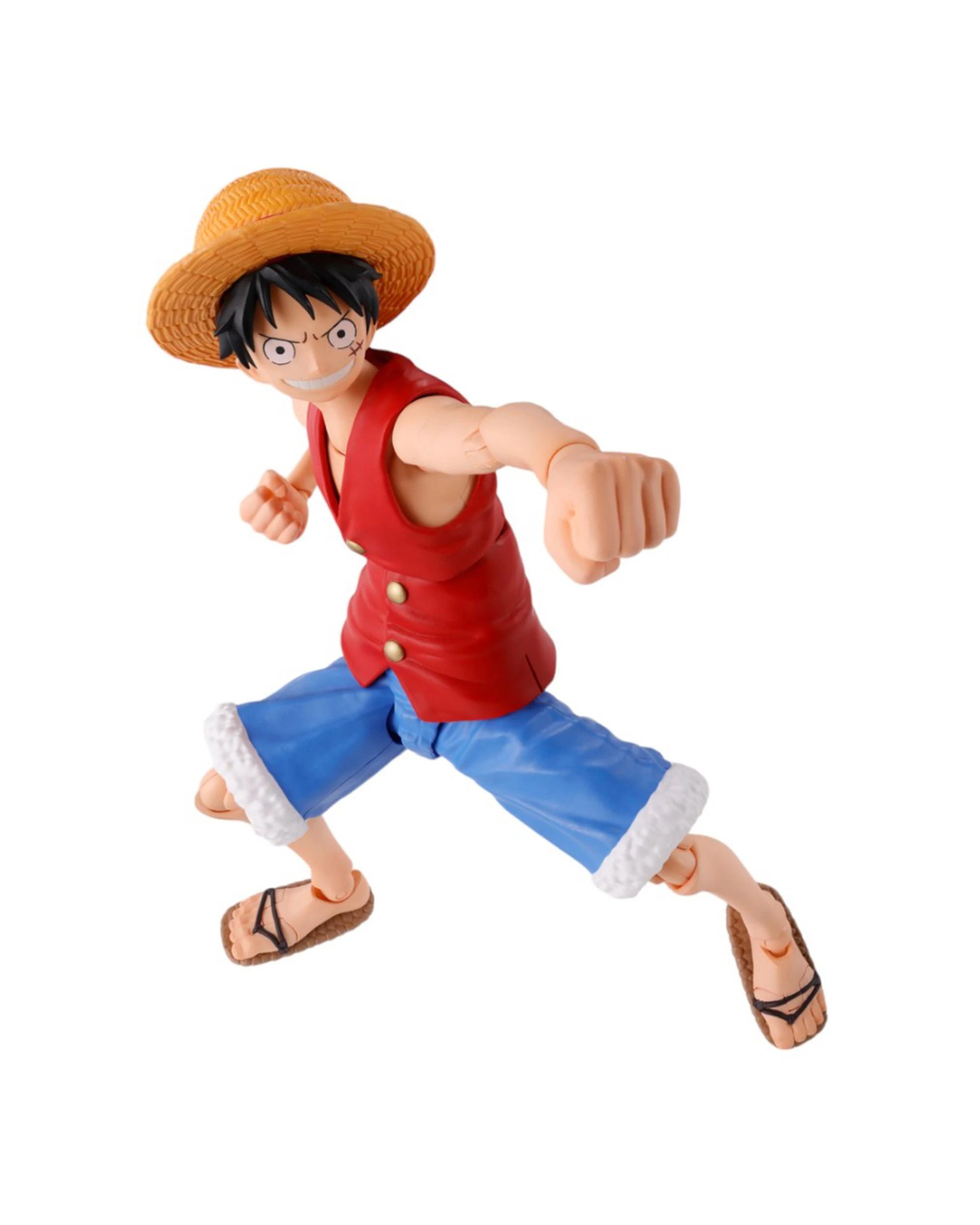 1 S.H.Figuarts One Piece Monkey D Luffy Romance Dawn Figure, 1 of 10