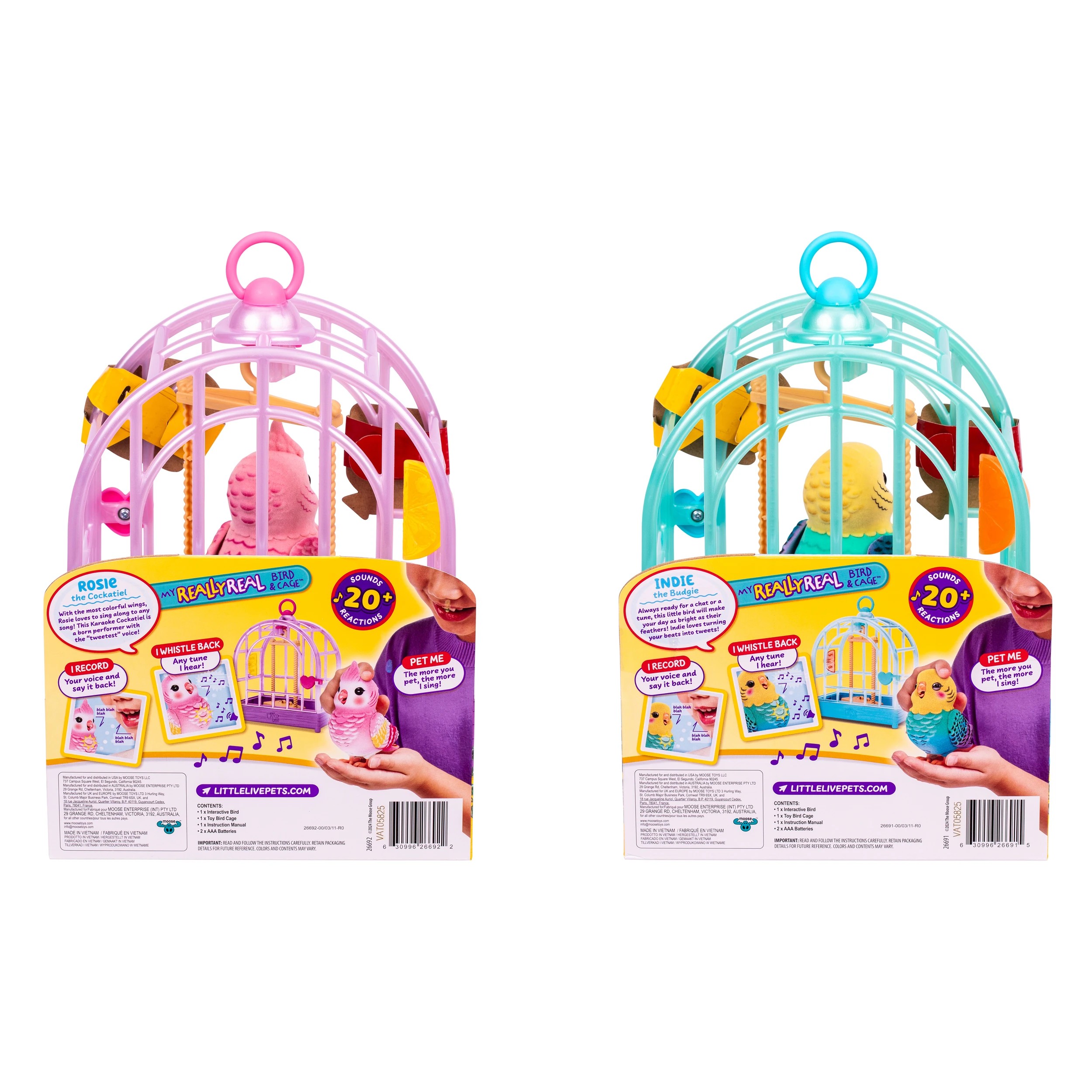 10 Little Live Pets My Really Real Bird & Cage Playset - Assorted, 10 of 10