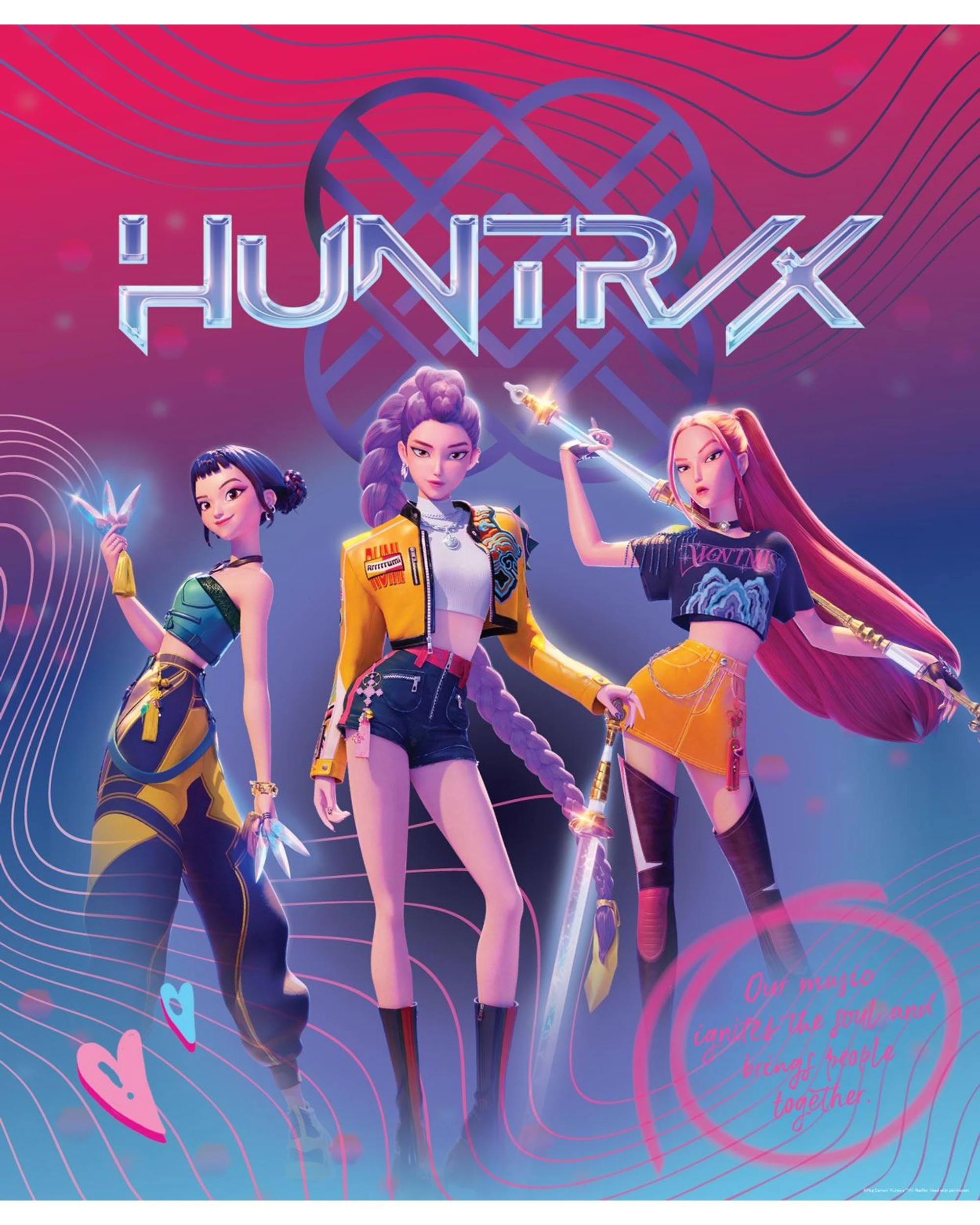 2 Impact Puzzles K-Pop Demon Hunters Huntrix 300 Piece Jigsaw Puzzle, 2 of 2