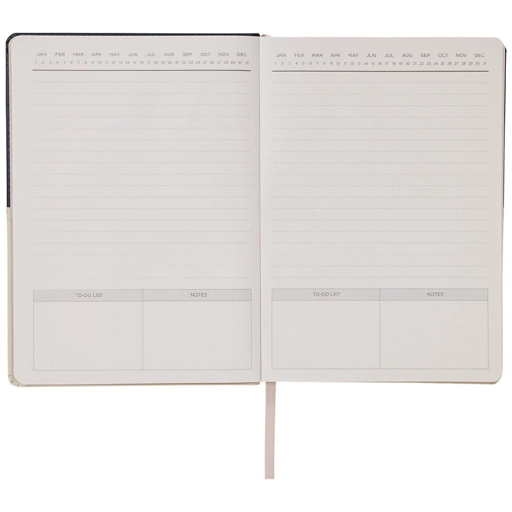 6 Otto A5 Day to Page Two-tone Undated Diary 192 page Neutral, 6 of 7