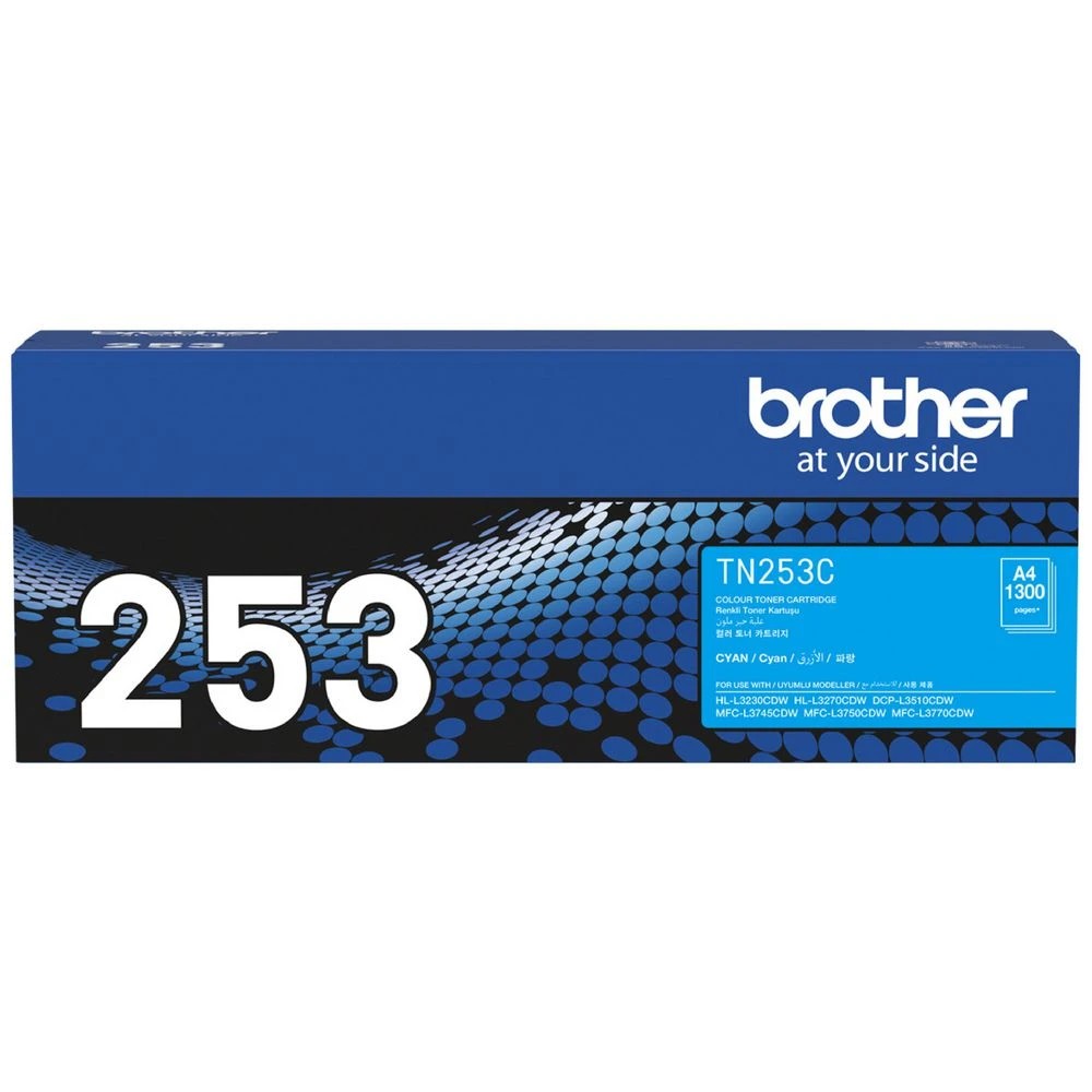 1 Brother TN 253 Toner Cartridge Cyan, 1 of 1