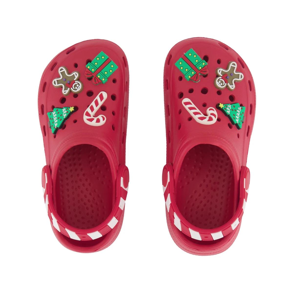 3 Junior Clog Sandals RED, 3 of 4