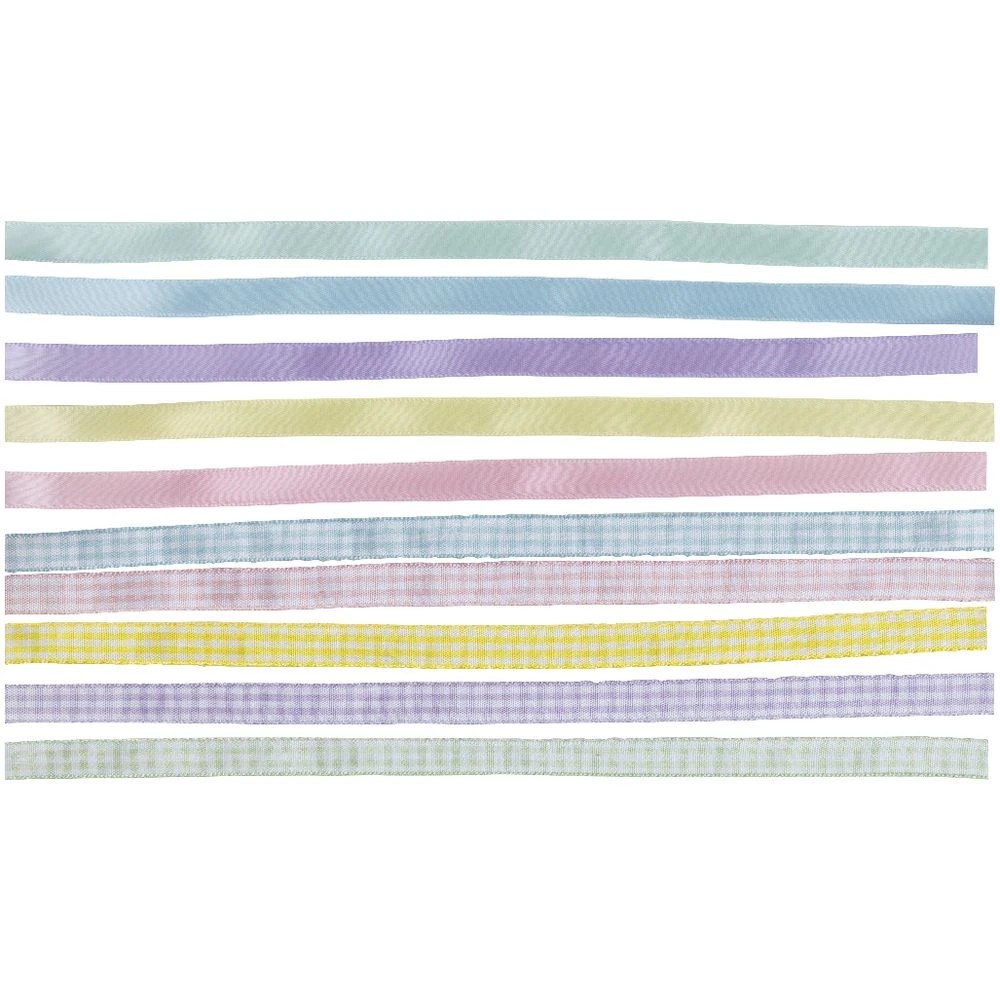 4 Born Ribbons Assorted Pastels 10 Pack, 4 of 4