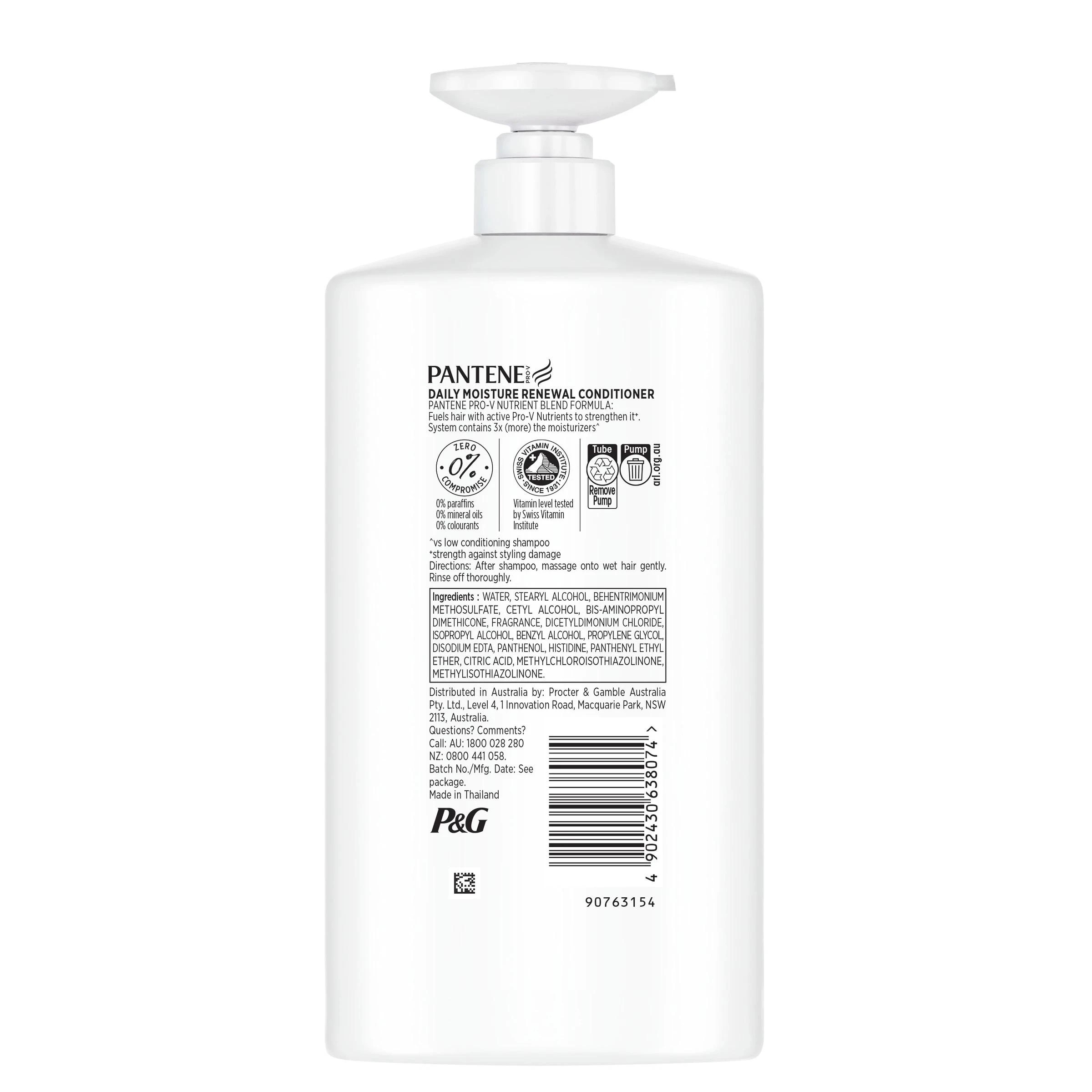2 Pantene Pro-V Daily Moisture Renewal Conditioner 900ml - Multi, 2 of 4