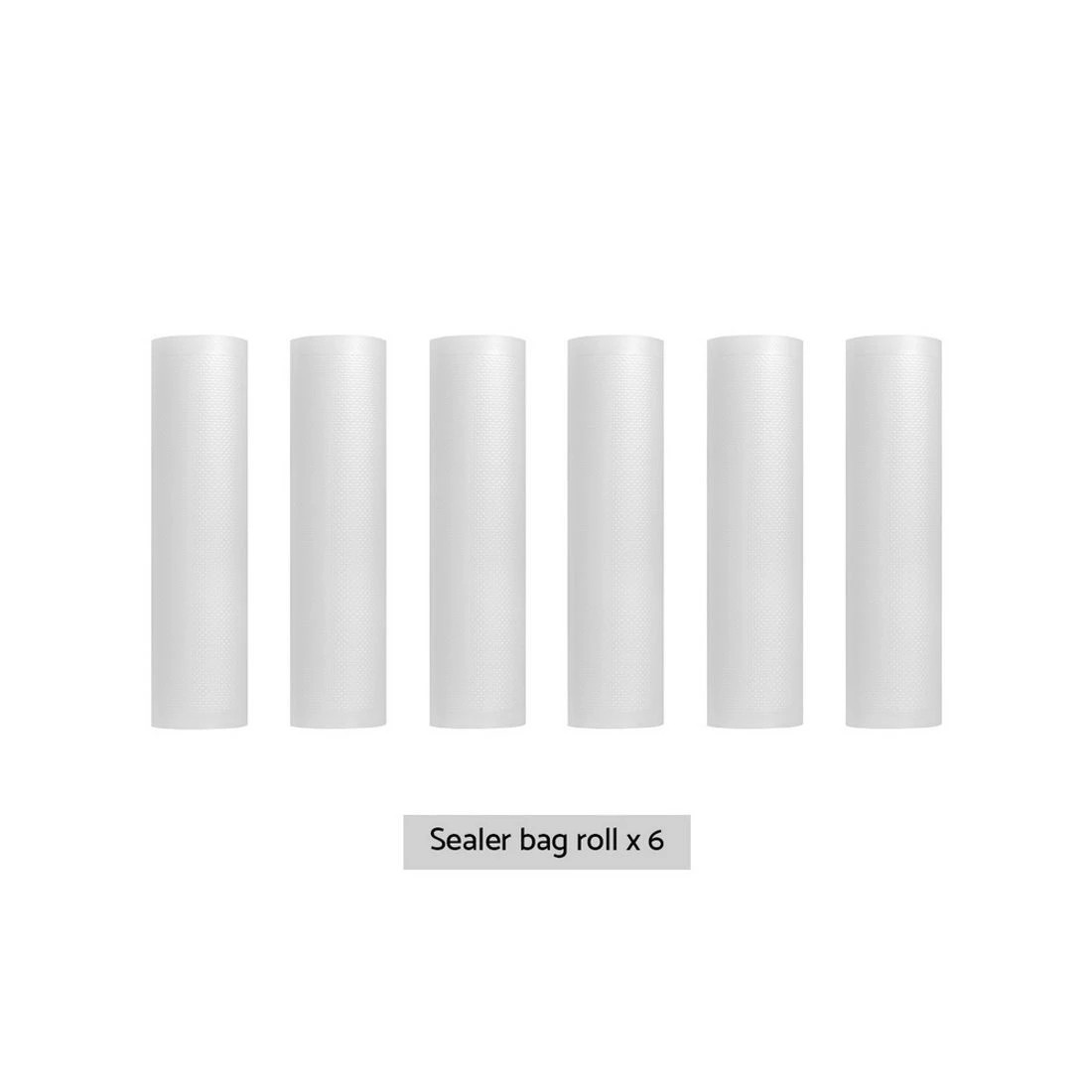 1 6 Rolls Food Vacuum Sealer Bags Storage Saver Heat Sealing Bag Pack - Clear, 1 of 1