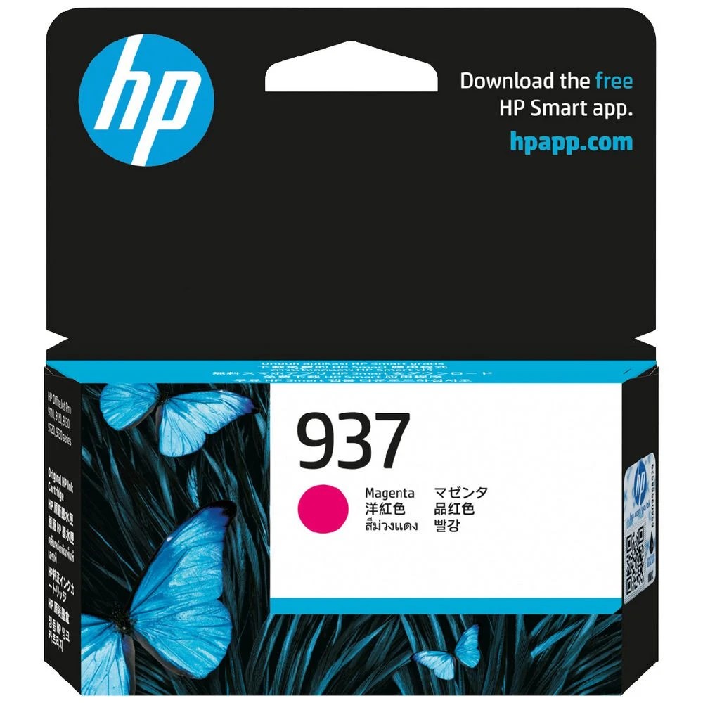 1 HP 937 Original Ink Cartridge Magenta, 1 of 6