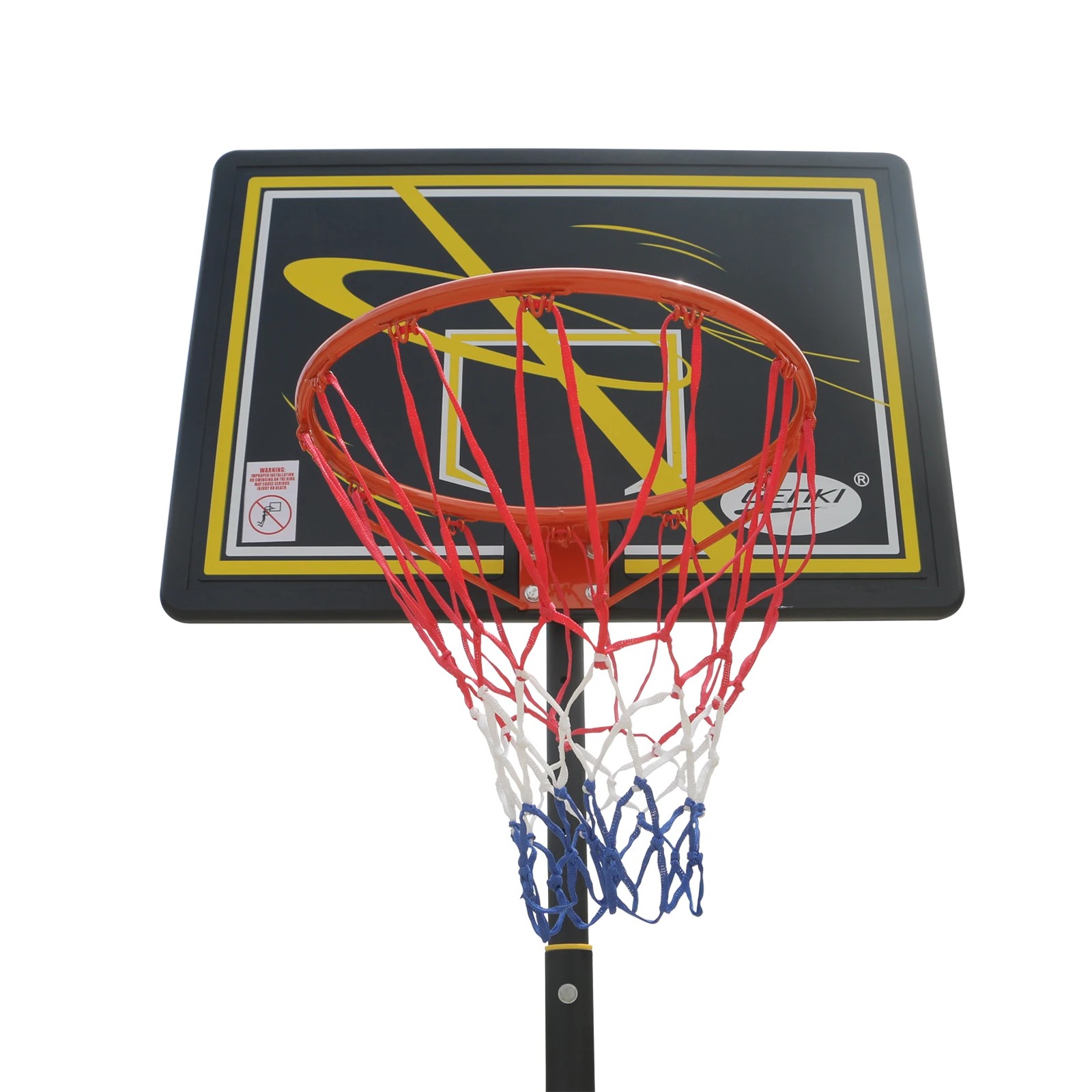 4 Genki 1.55-2.6m Kids Adult Portable Basketball System - Multi, 4 of 4