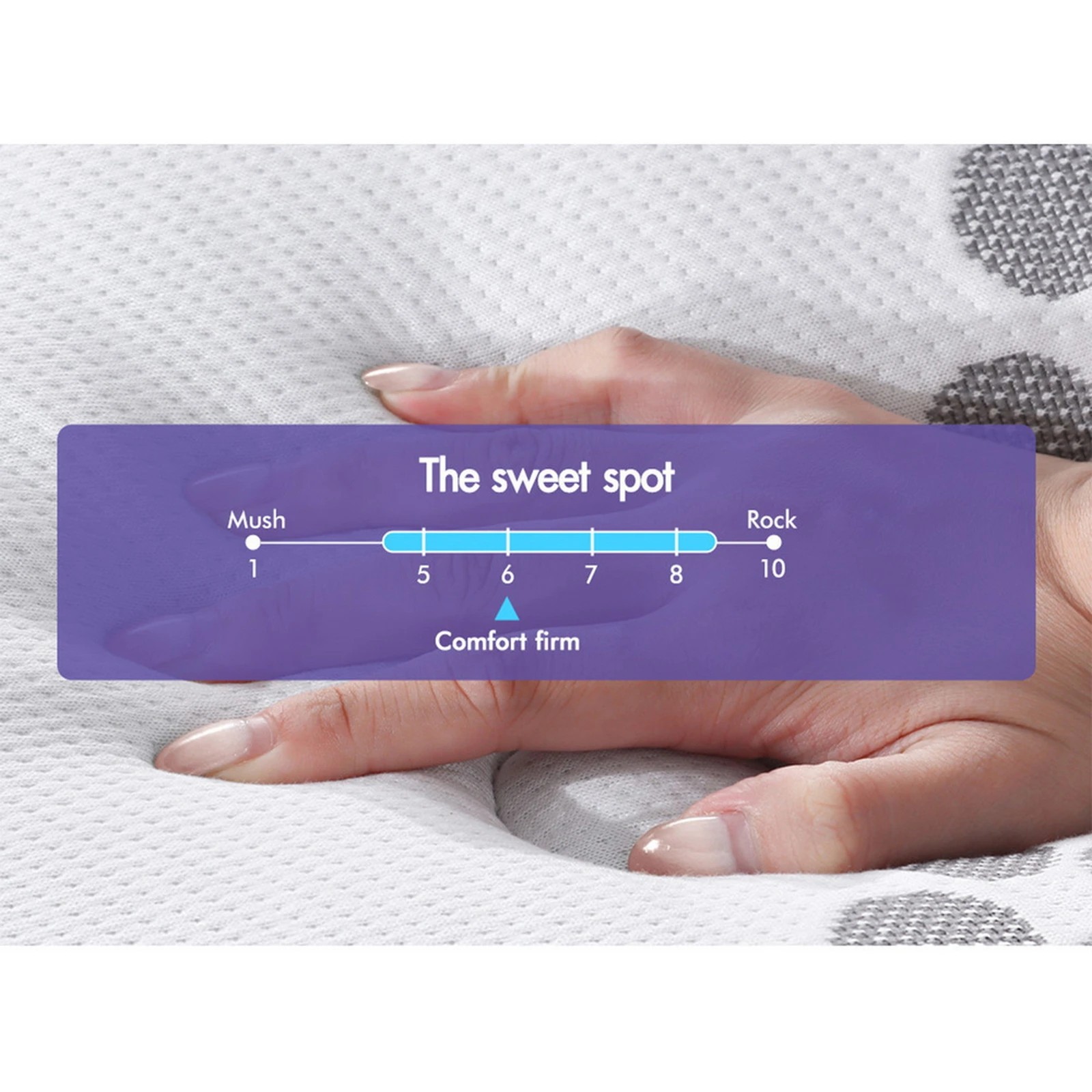 10 Starry Eucalypt Mattress Pocket Spring Latex Euro Top 34cm Aaliyah - Single Bed, 10 of 10