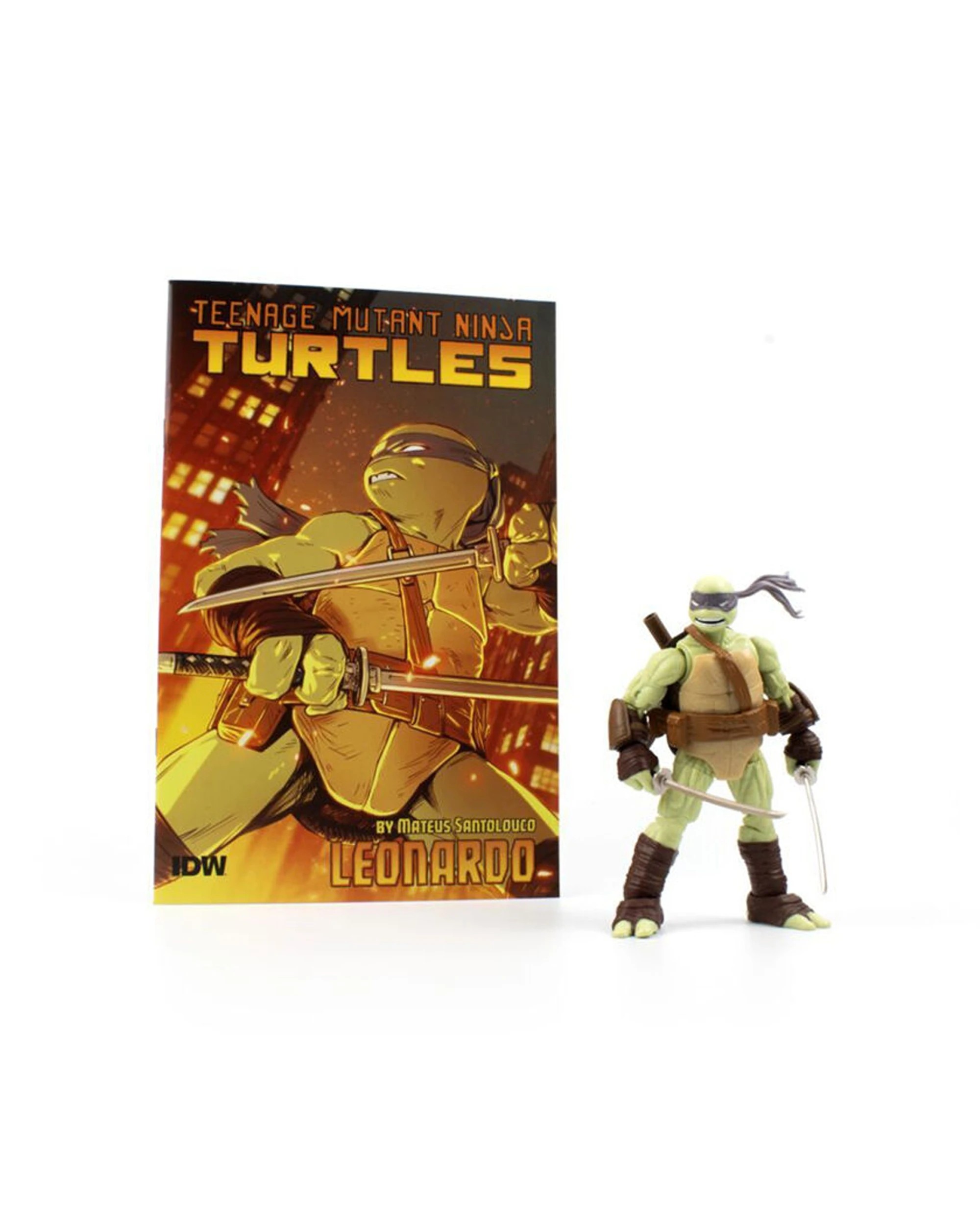 1 Teenage Mutant Ninja Turtles - Comics Leonardo BST AXN Figure 5 Inch IDW Comic - Multi, 1 of 6
