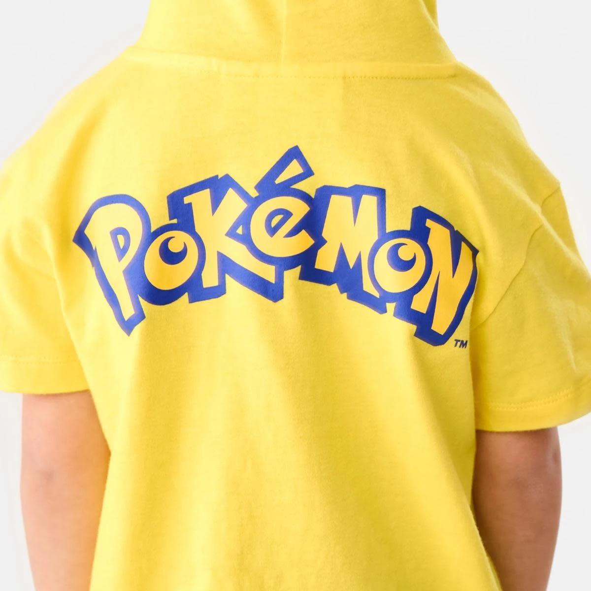 6 Pokemon License Character Hooded T-shirt PIKACHU, 6 of 9