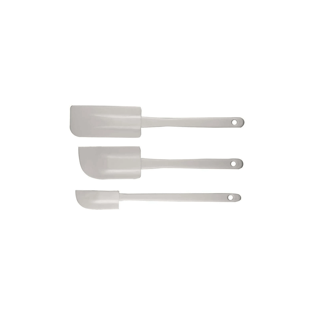 1 Avanti 3pc Spatula Set Kitchen Baking Utensils Plastic Handles Hanging Hole
 - White, 1 of 1