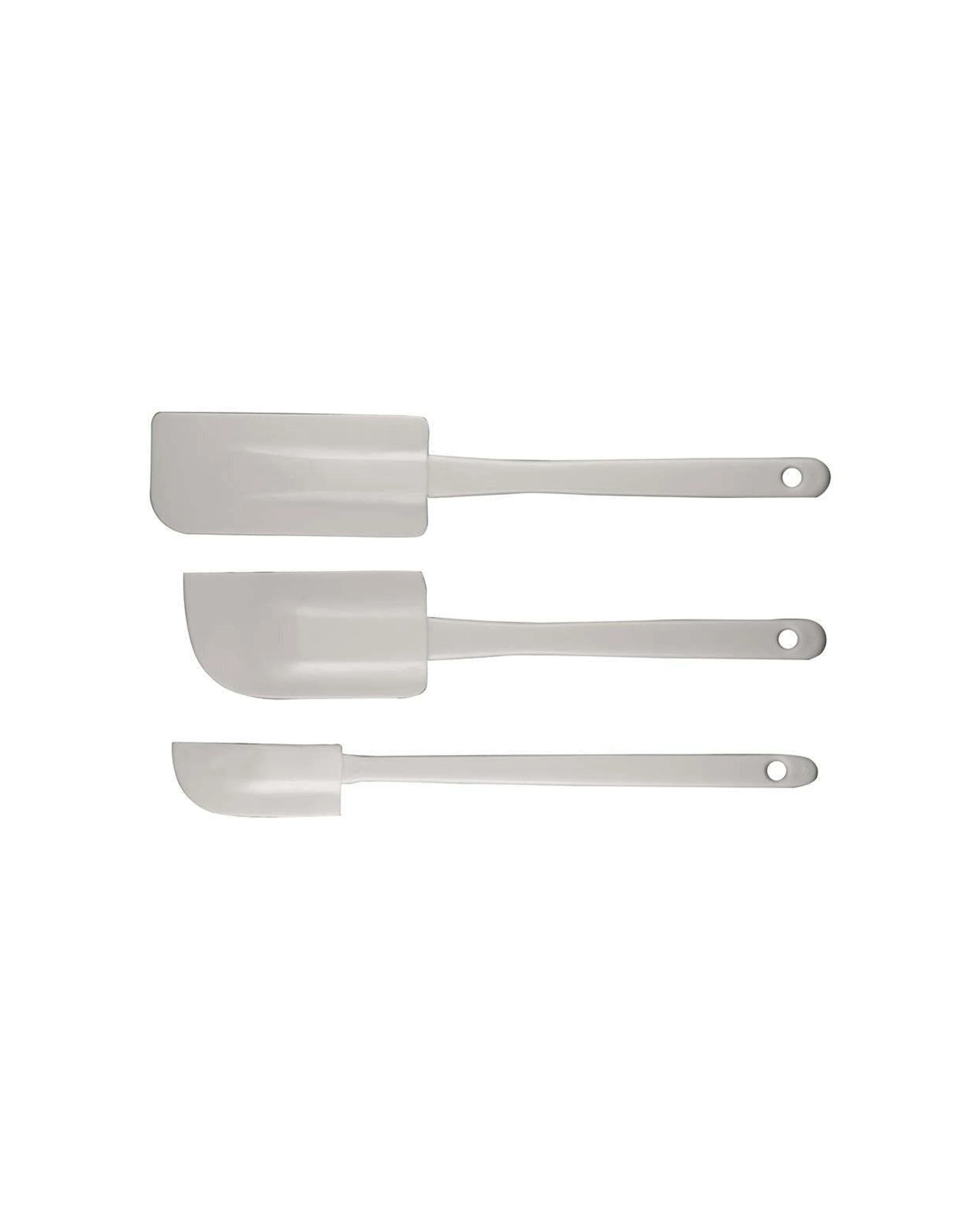1 Avanti 3pc Spatula Set Kitchen Baking Utensils Plastic Handles Hanging Hole
 - White, 1 of 1